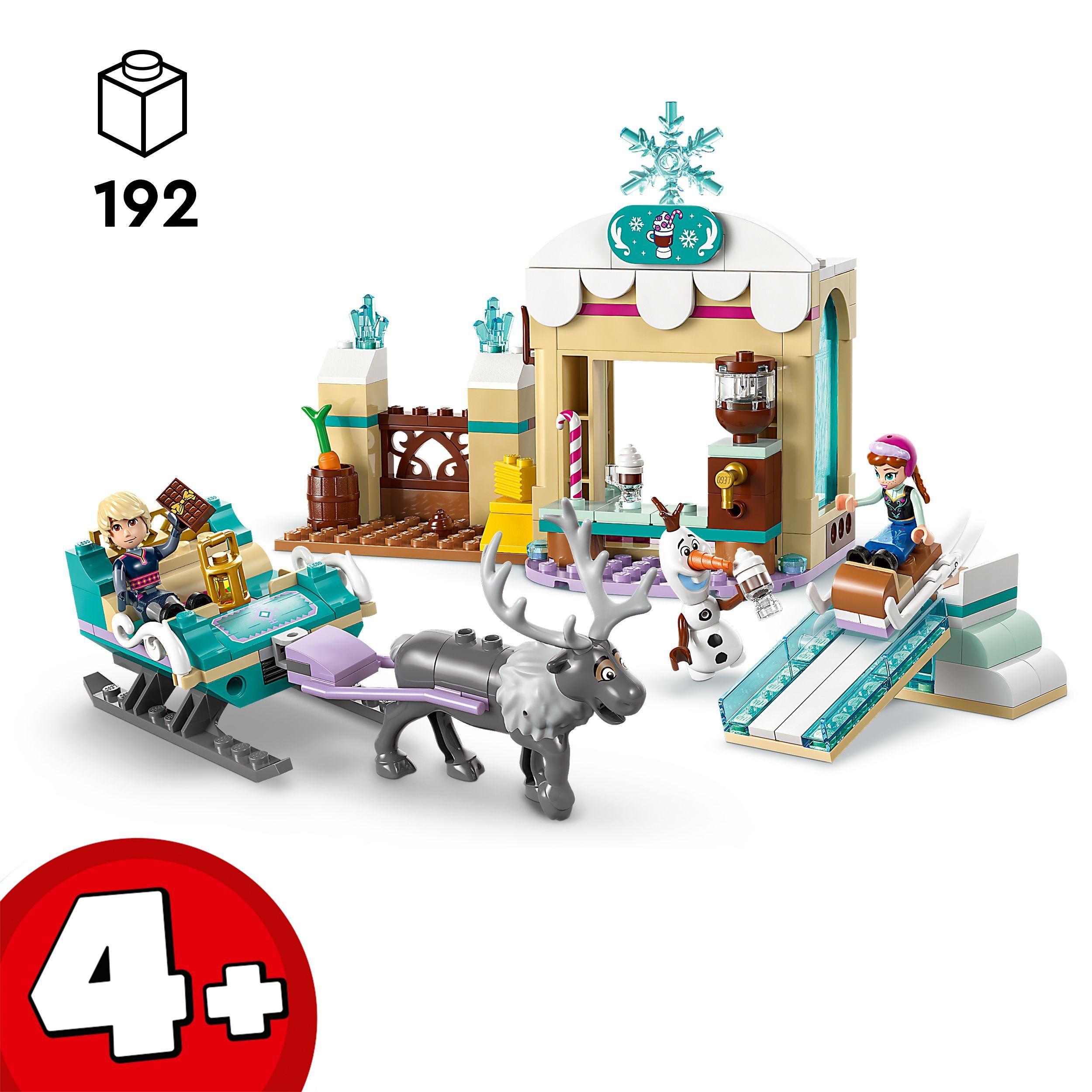 Voir la diapositive 3 : LEGO Disney 43256 - L'Aventure en traineau d'Anna