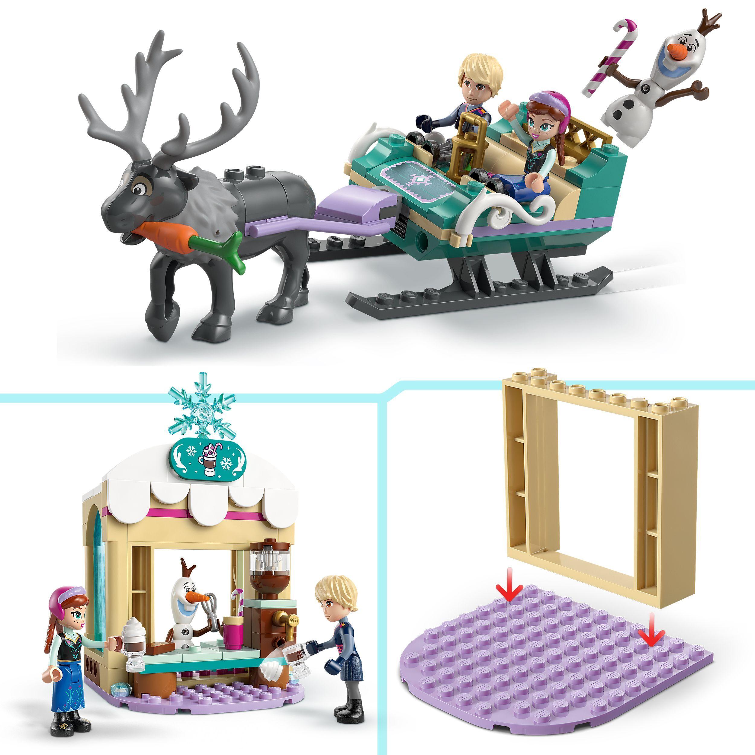 Voir la diapositive 4 : LEGO Disney 43256 - L'Aventure en traineau d'Anna