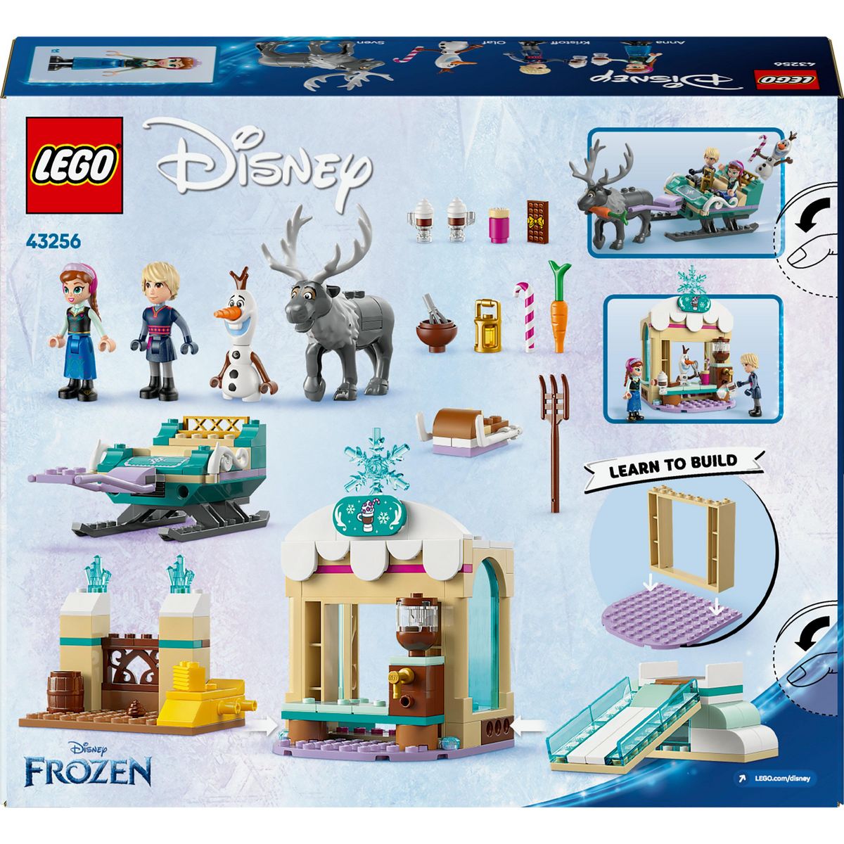 LEGO Disney 43256 - L'Aventure en traineau d'Anna