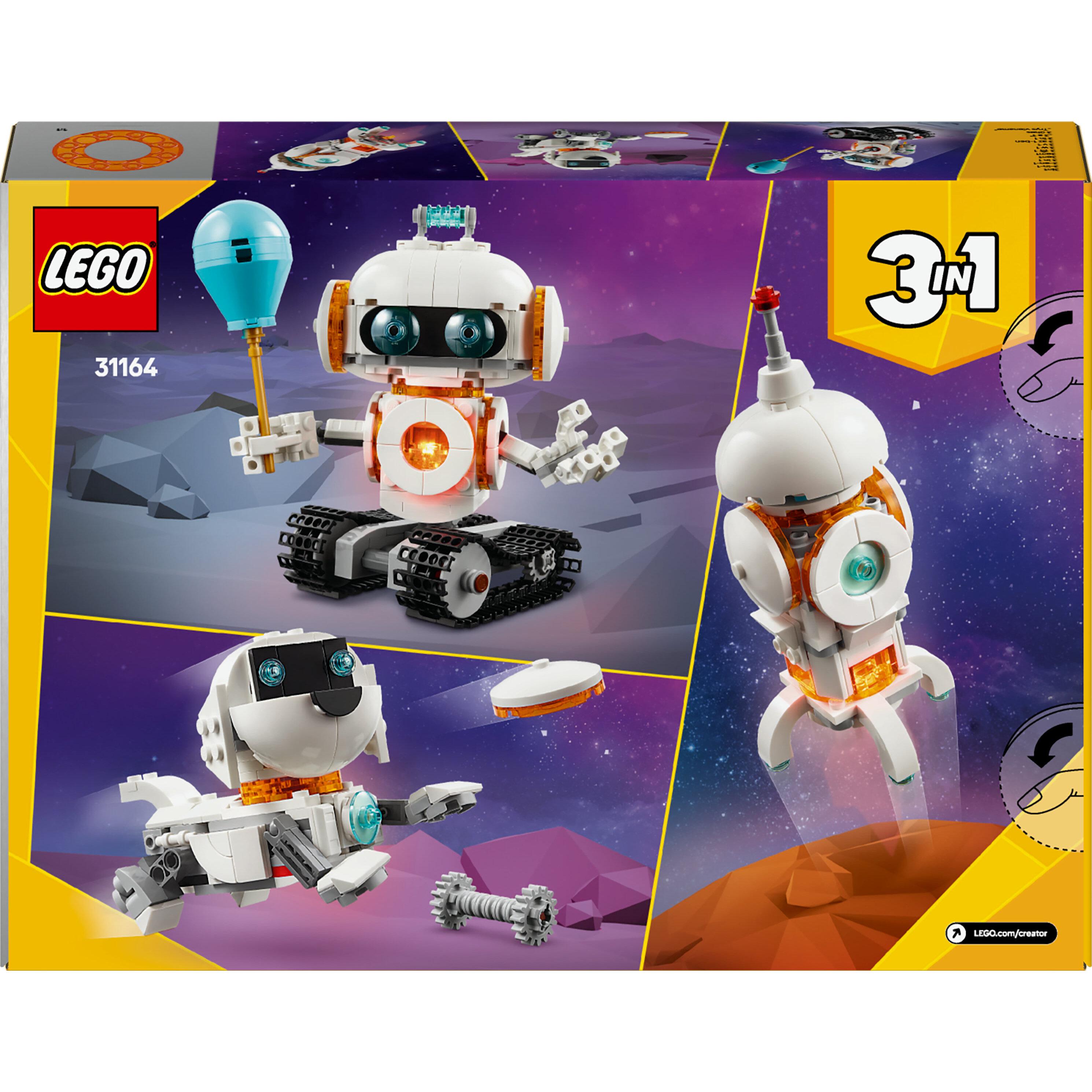 Voir la diapositive 8 : LEGO LEGO Creator 31164 3-en-1 Le robot de l’espace - Jeu de construction pour garçon dès 8 ans