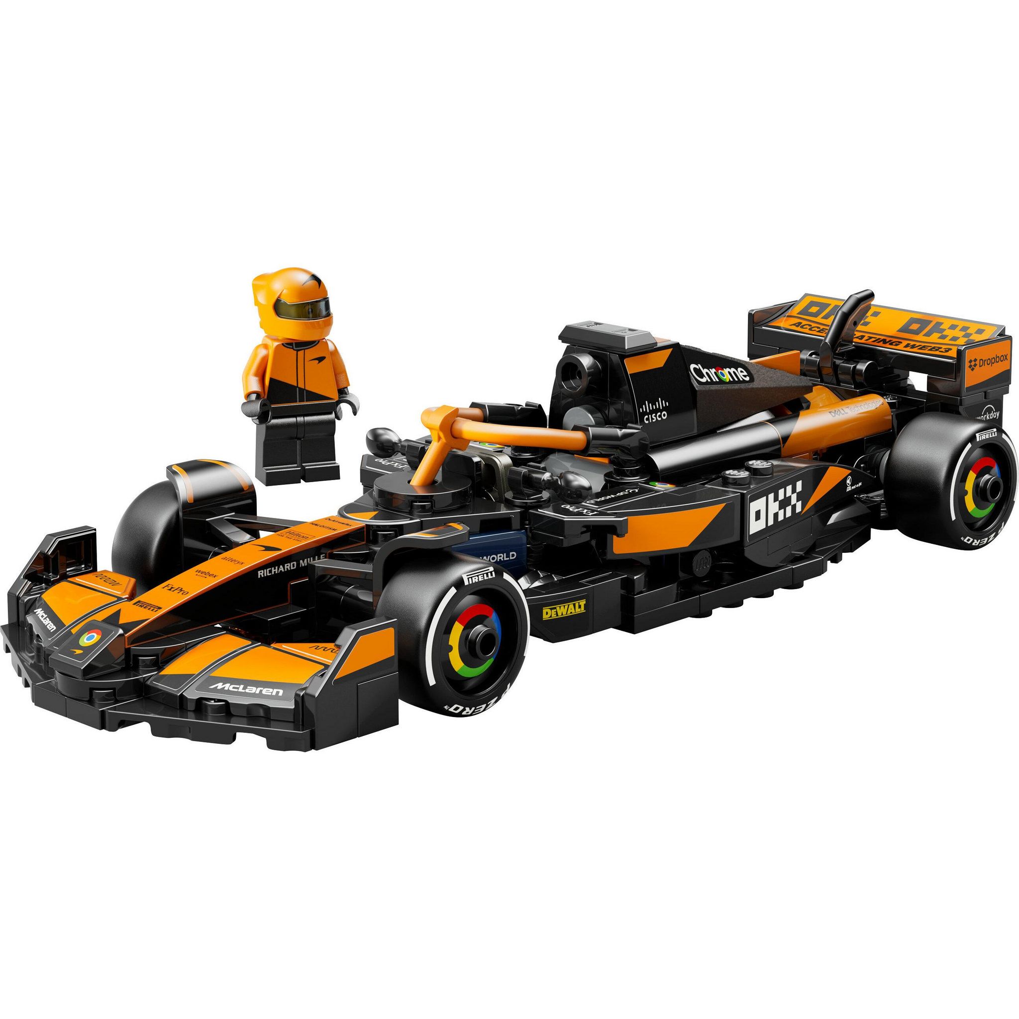 Voir la diapositive 2 : LEGO Speed Champions 77251 - Voiture F1 McLaren team MCL38