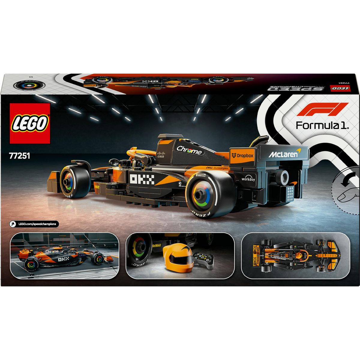 LEGO Speed Champions 77251 - Voiture F1 McLaren team MCL38
