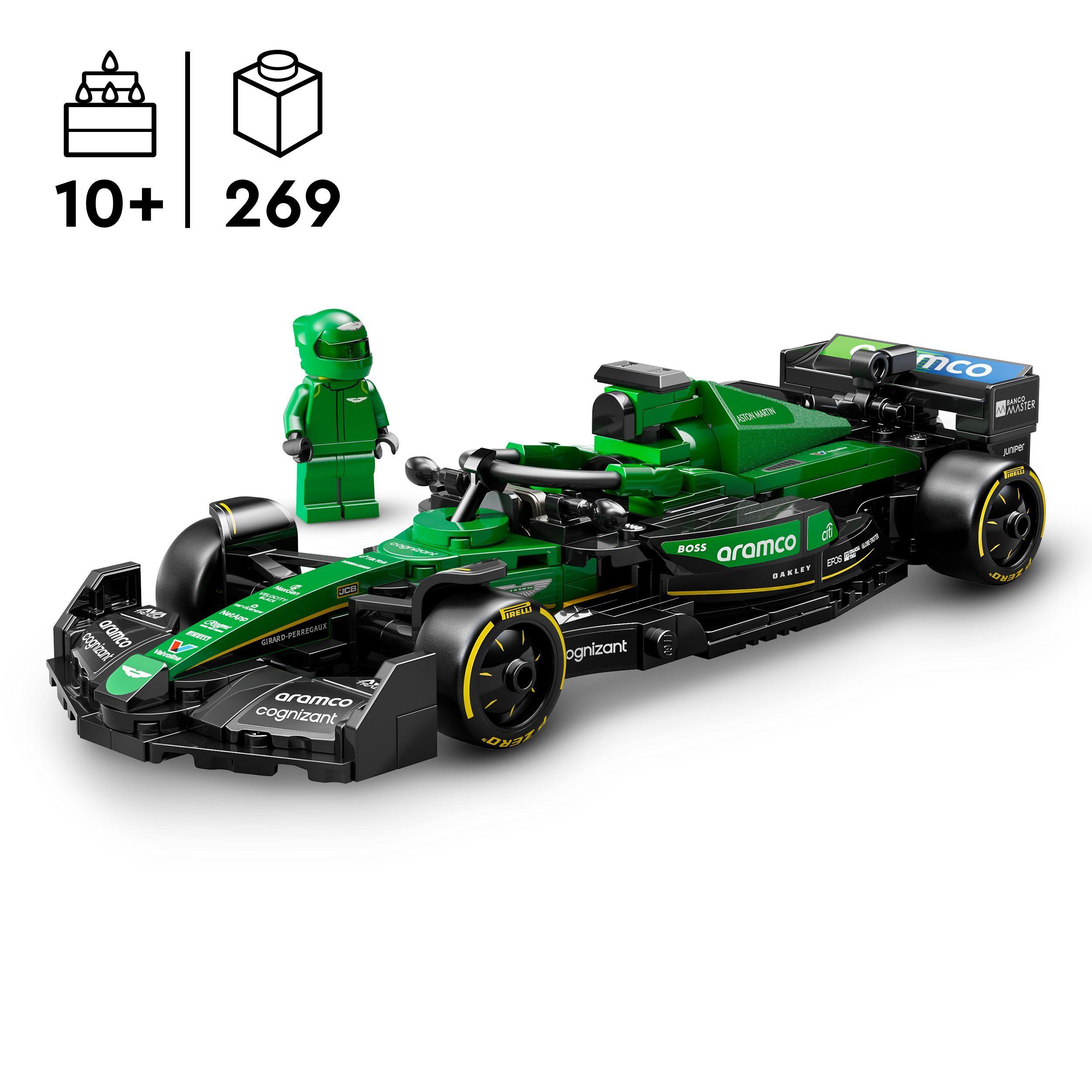 Voir la diapositive 3 : LEGO Speed Champions 77245 Voiture F1 Aston Martin Aramco AMR24 - Jouet pour garçon 10 ans
