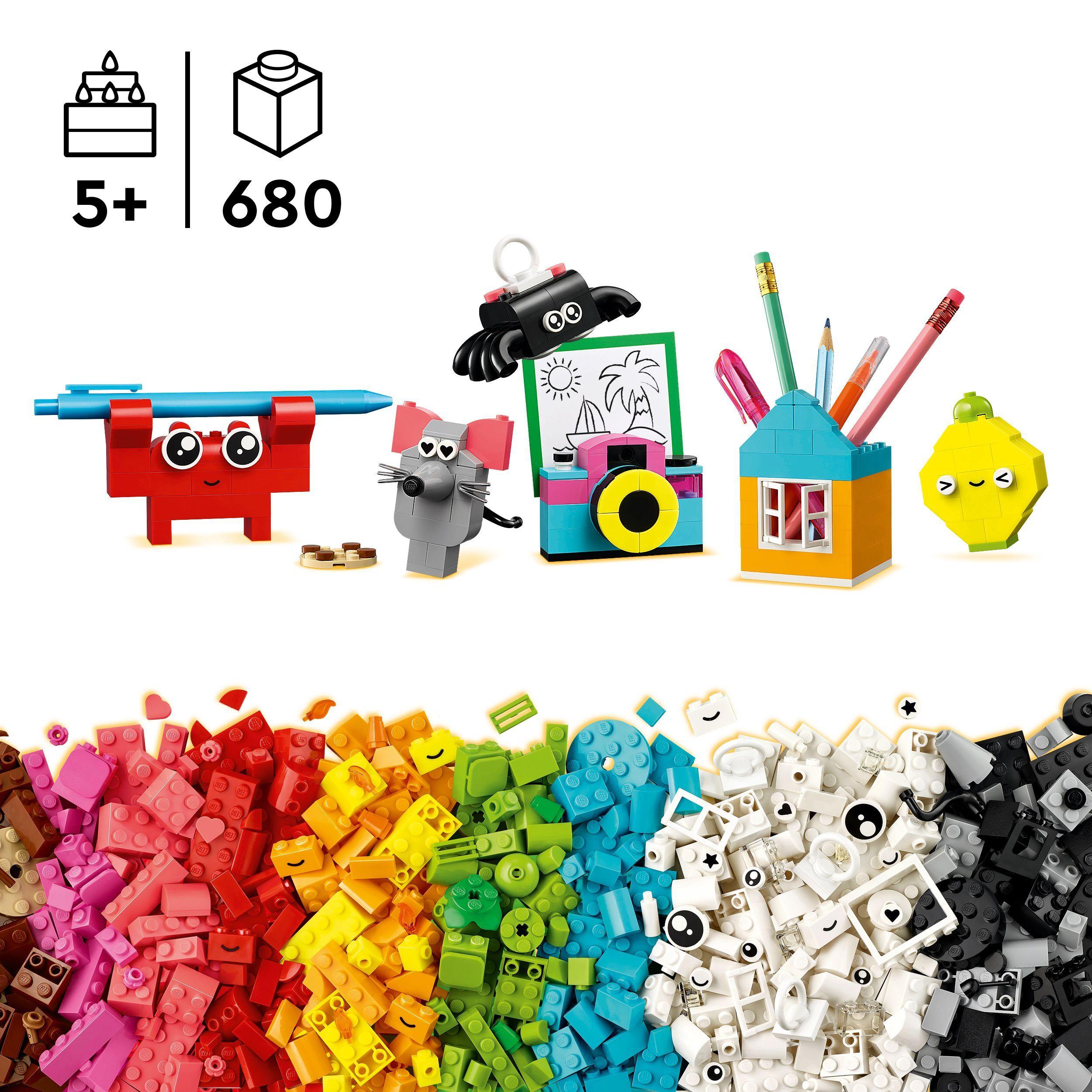 Voir la diapositive 3 : LEGO Classic 11042 - La Boite Créative du Bonheur