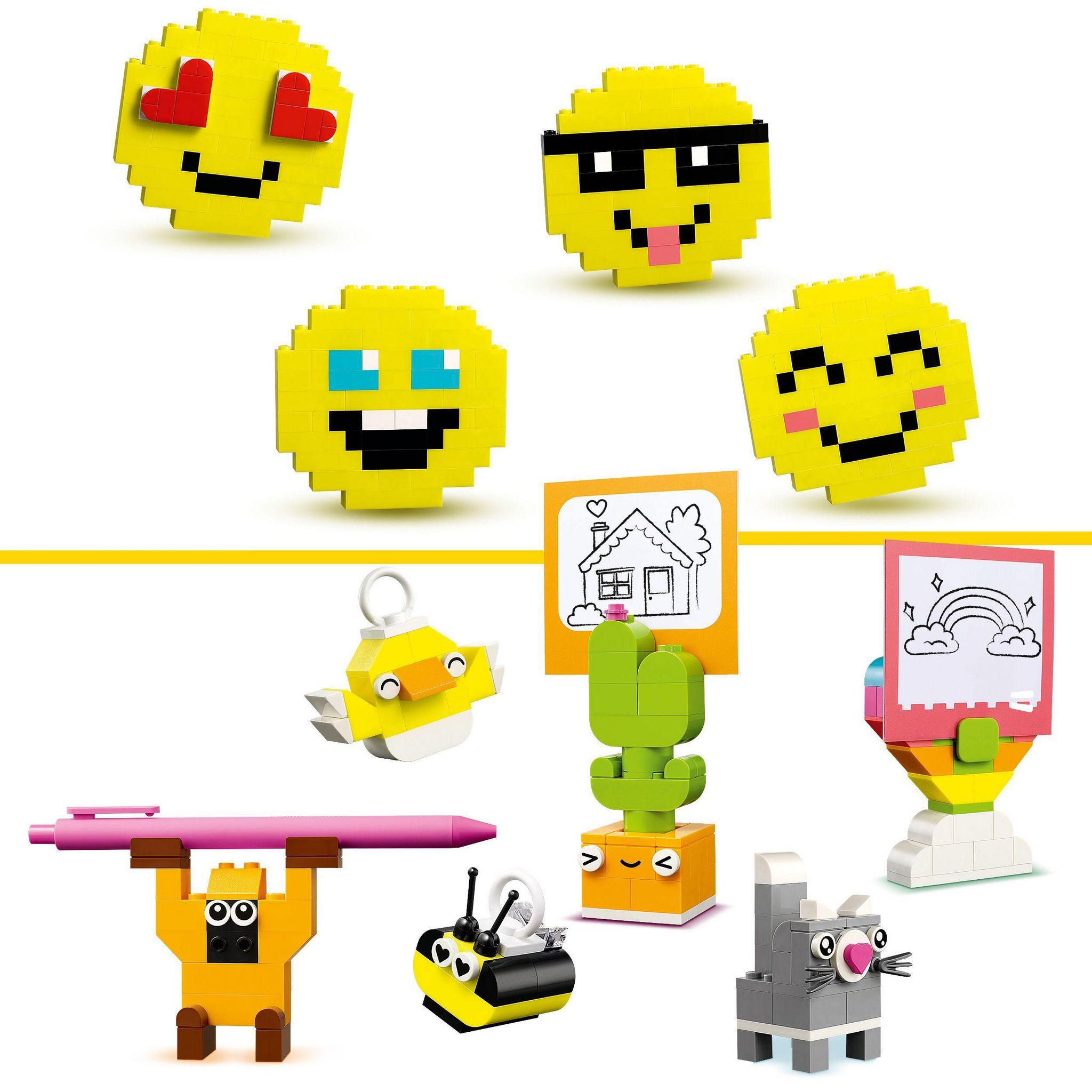 Voir la diapositive 4 : LEGO Classic 11042 - La Boite Créative du Bonheur