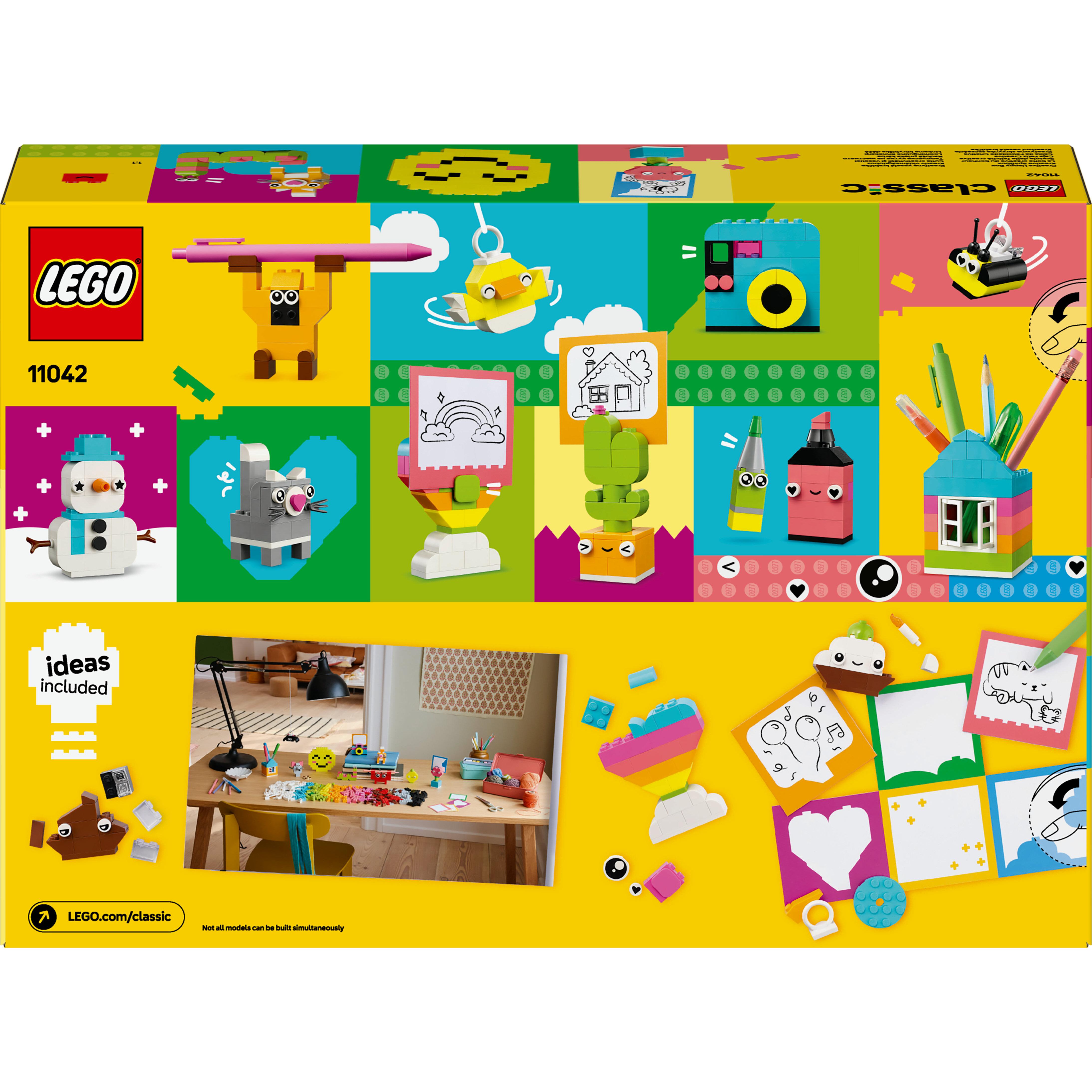 Voir la diapositive 8 : LEGO Classic 11042 - La Boite Créative du Bonheur