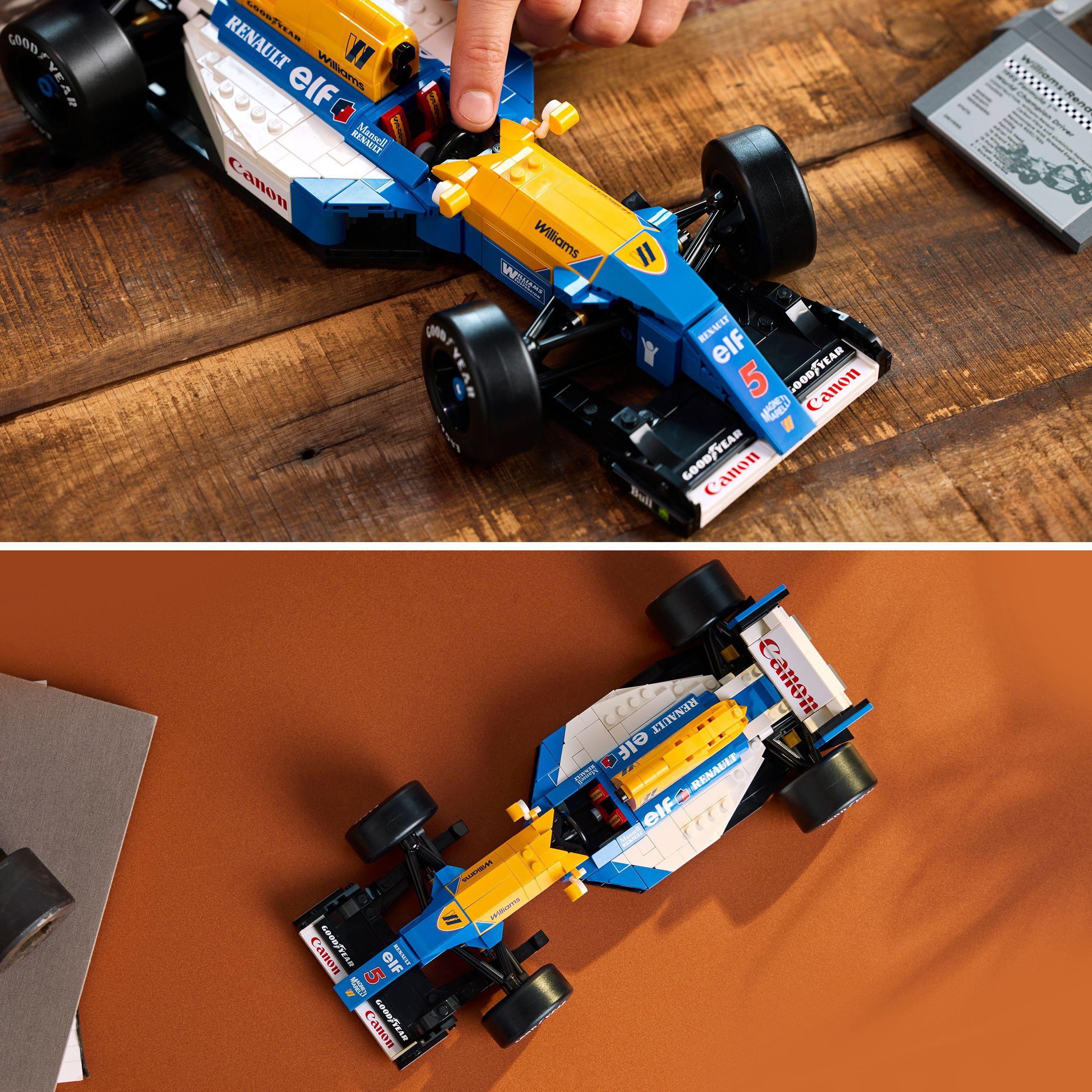 Voir la diapositive 5 : LEGO Icons 10353 - Williams Racing FW14B et Nigel Mansell