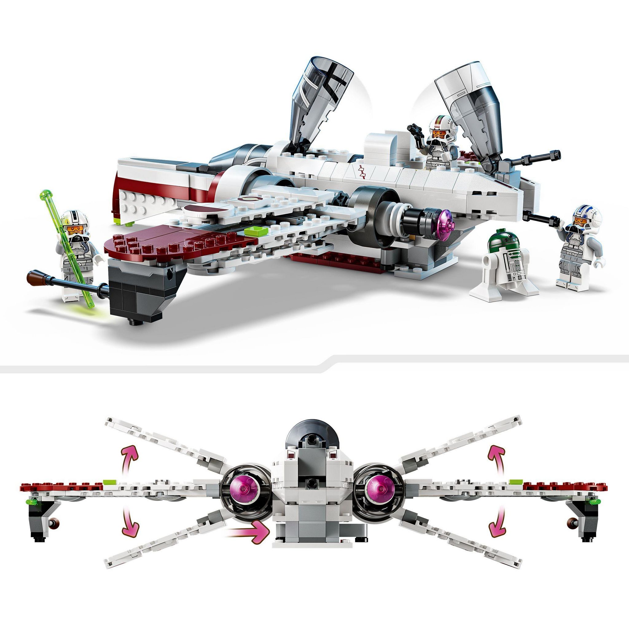 Voir la diapositive 4 : LEGO Star Wars 75402 - La chasseur ARC-170