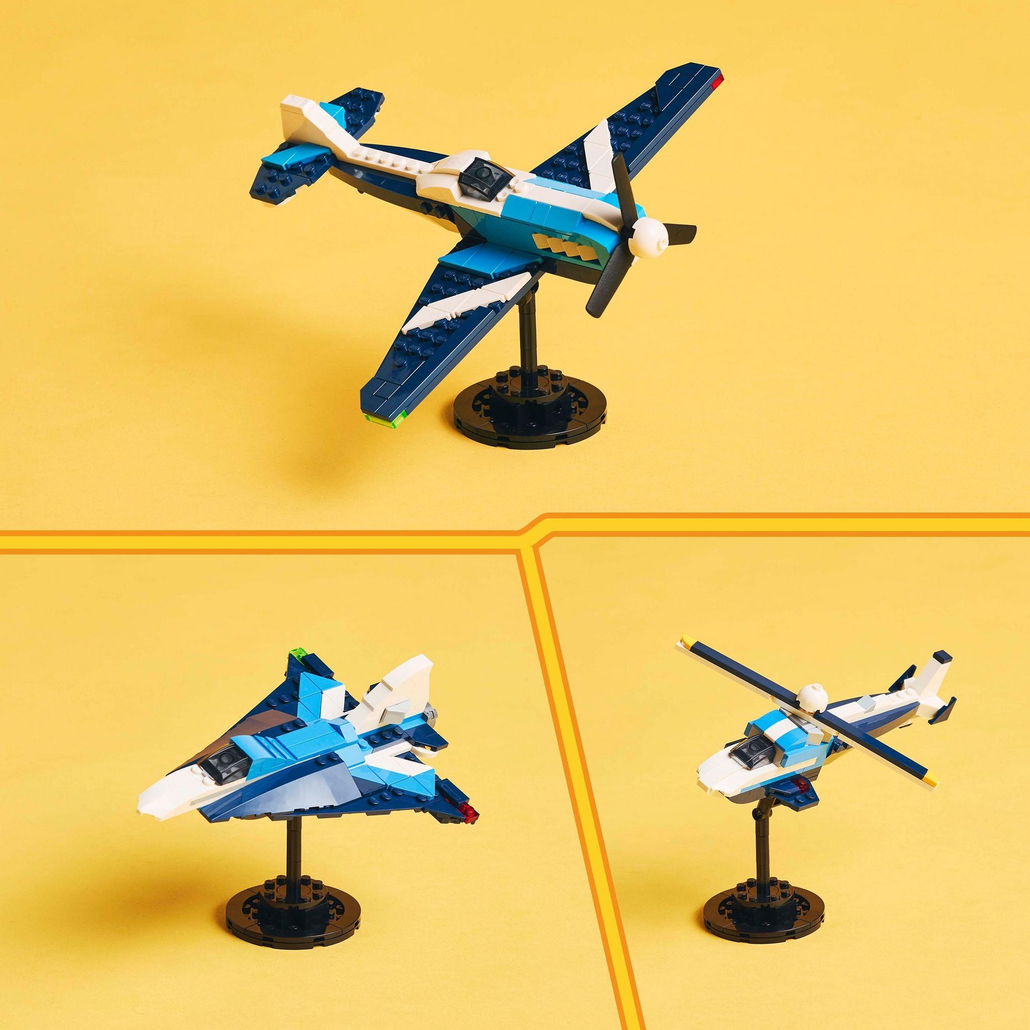 Voir la diapositive 6 : LEGO Creator 31160 - Aeronef : L'Avion de course