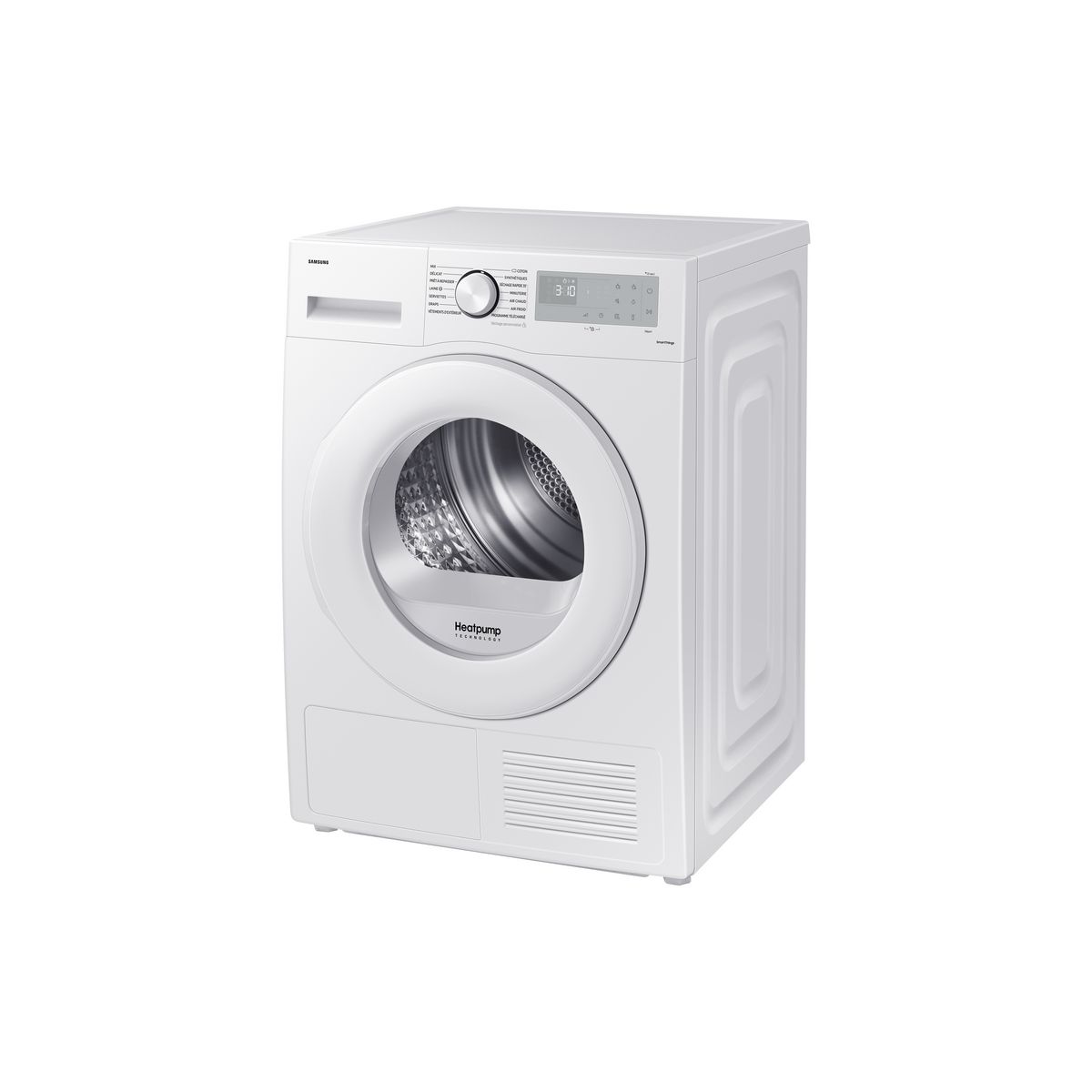 SAMSUNG Sèche linge hublot DV80CGC0B0TH, 8 kg, Pompe à chaleur, A++