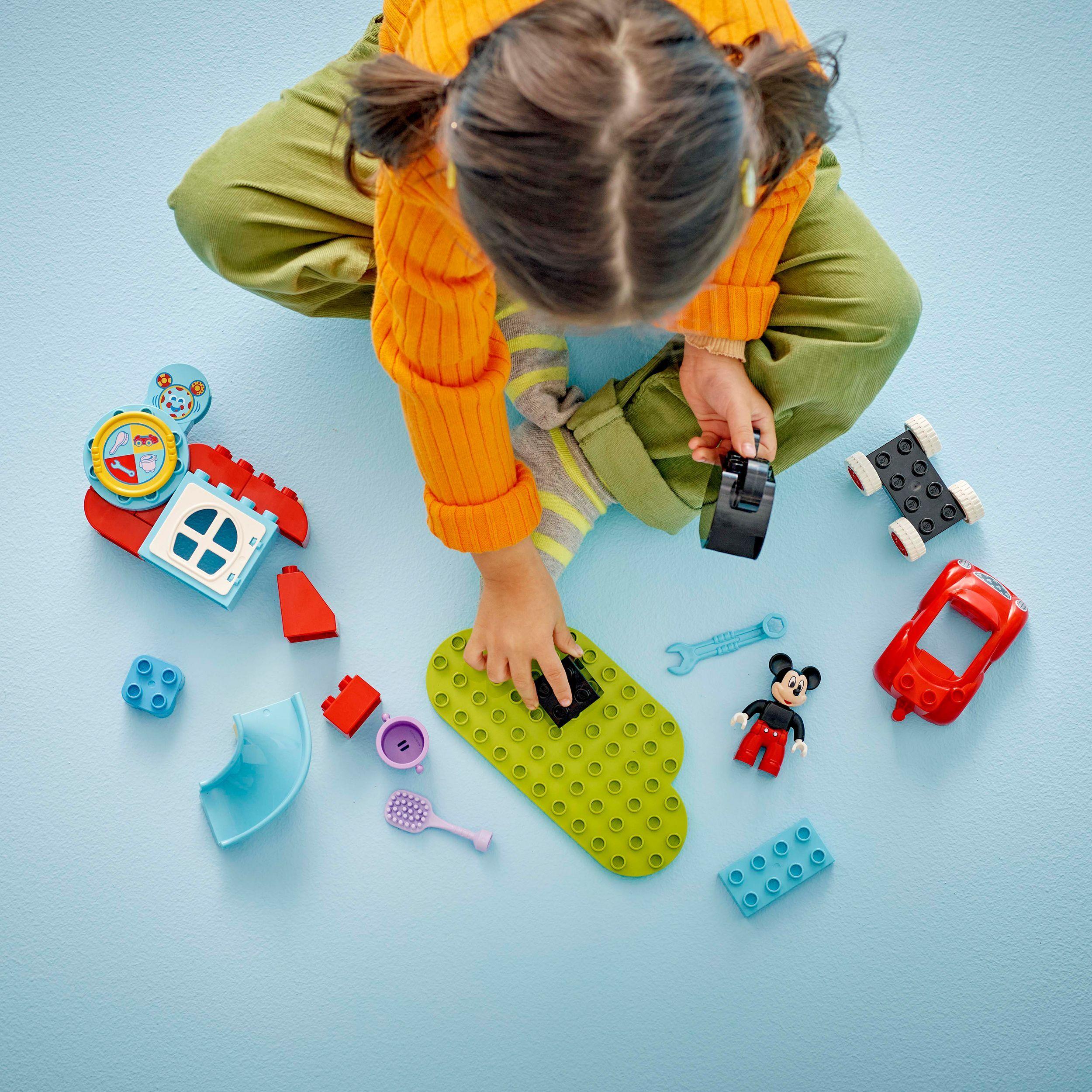 Voir la diapositive 5 : LEGO DUPLO | Disney 10454 La Maison et la Voiture de Mickey - Jeu de Construction 2 ans