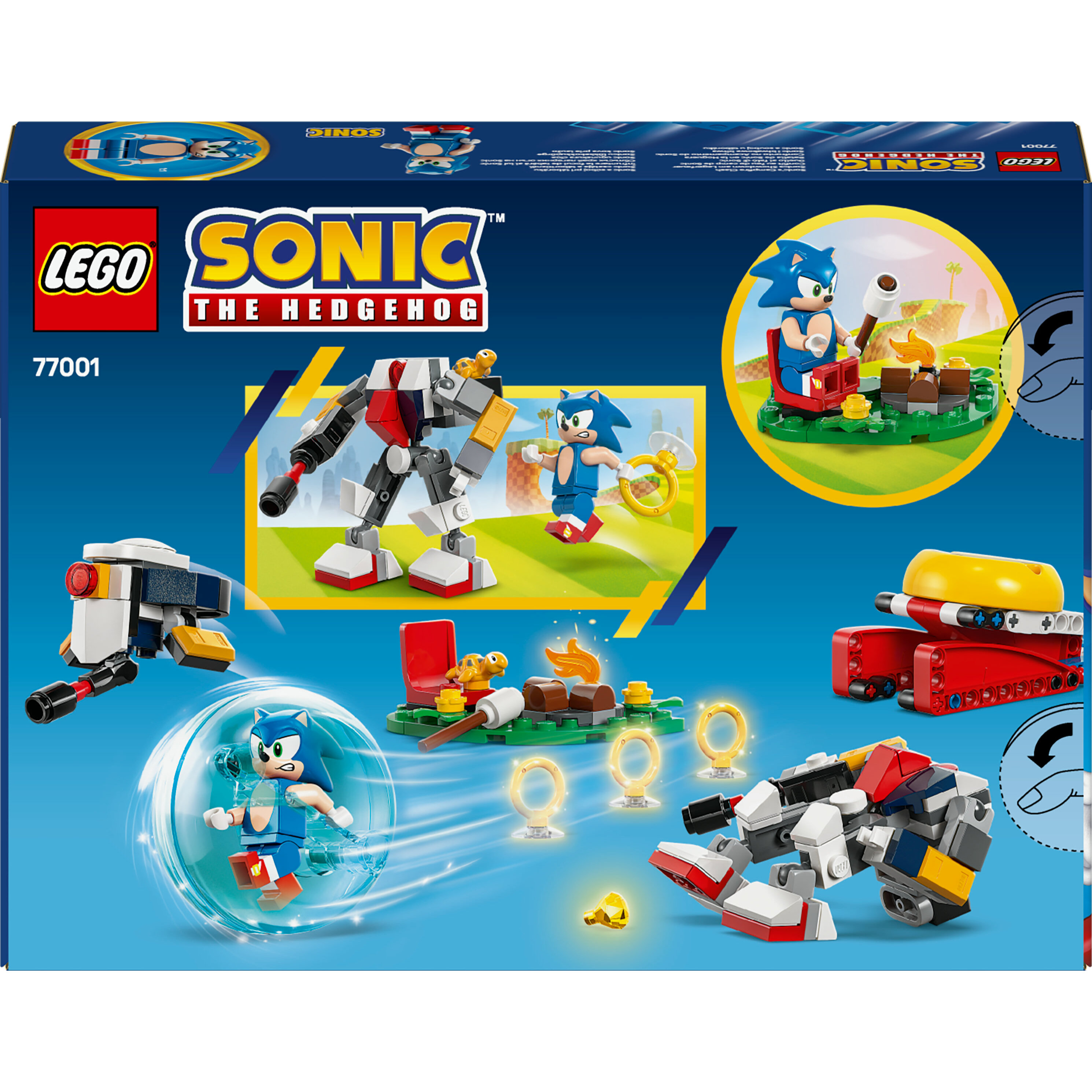 Voir la diapositive 5 : LEGO Sonic the Hedgehog 77001 Conflit au feu de camp de Sonic Jouet pour enfants dès 7 ans
