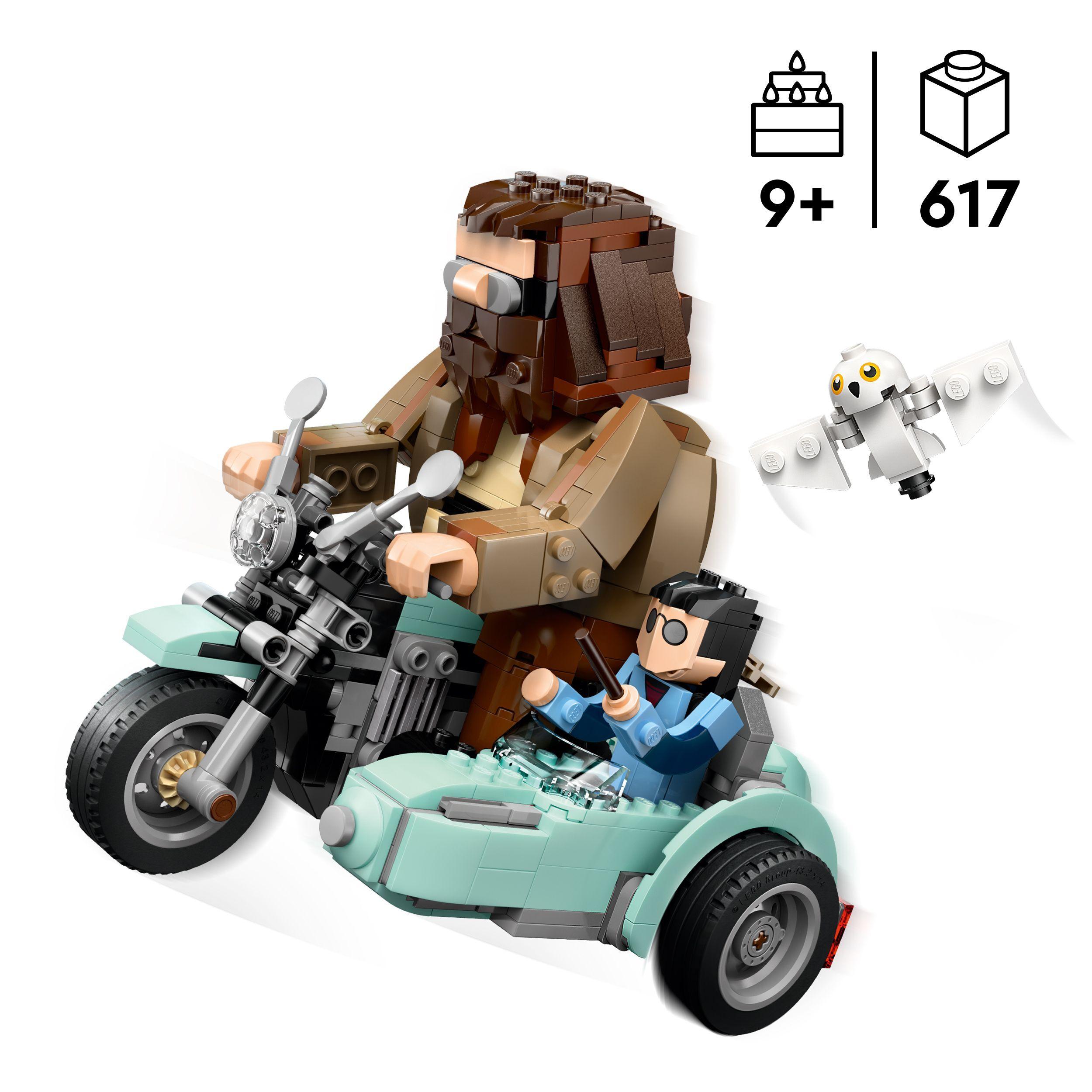 Voir la diapositive 3 : LEGO Harry Potter 76443 La Balade en Moto de Hagrid et Harry - Jouet Fille ou Garçon 9 ans