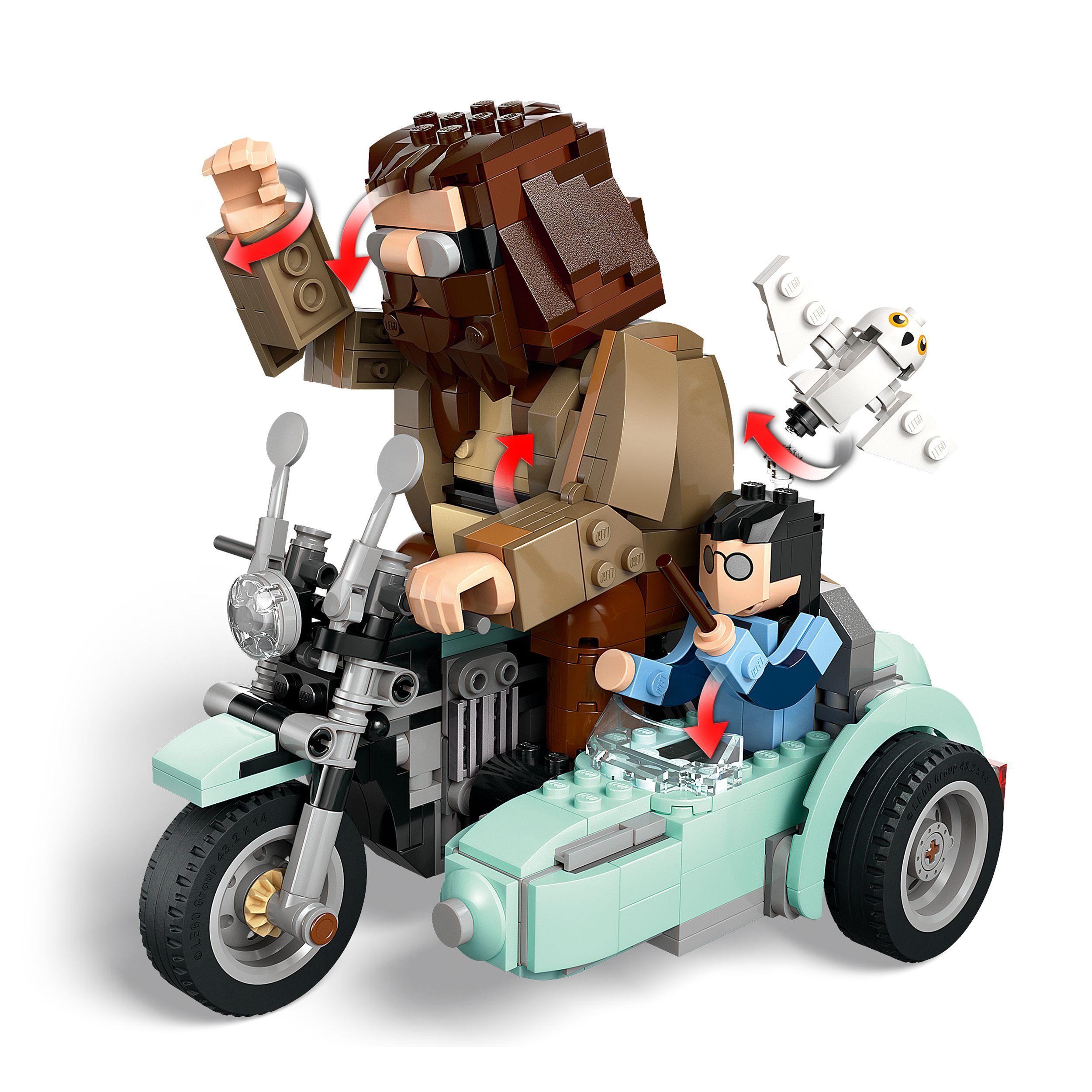 Voir la diapositive 4 : LEGO Harry Potter 76443 La Balade en Moto de Hagrid et Harry - Jouet Fille ou Garçon 9 ans
