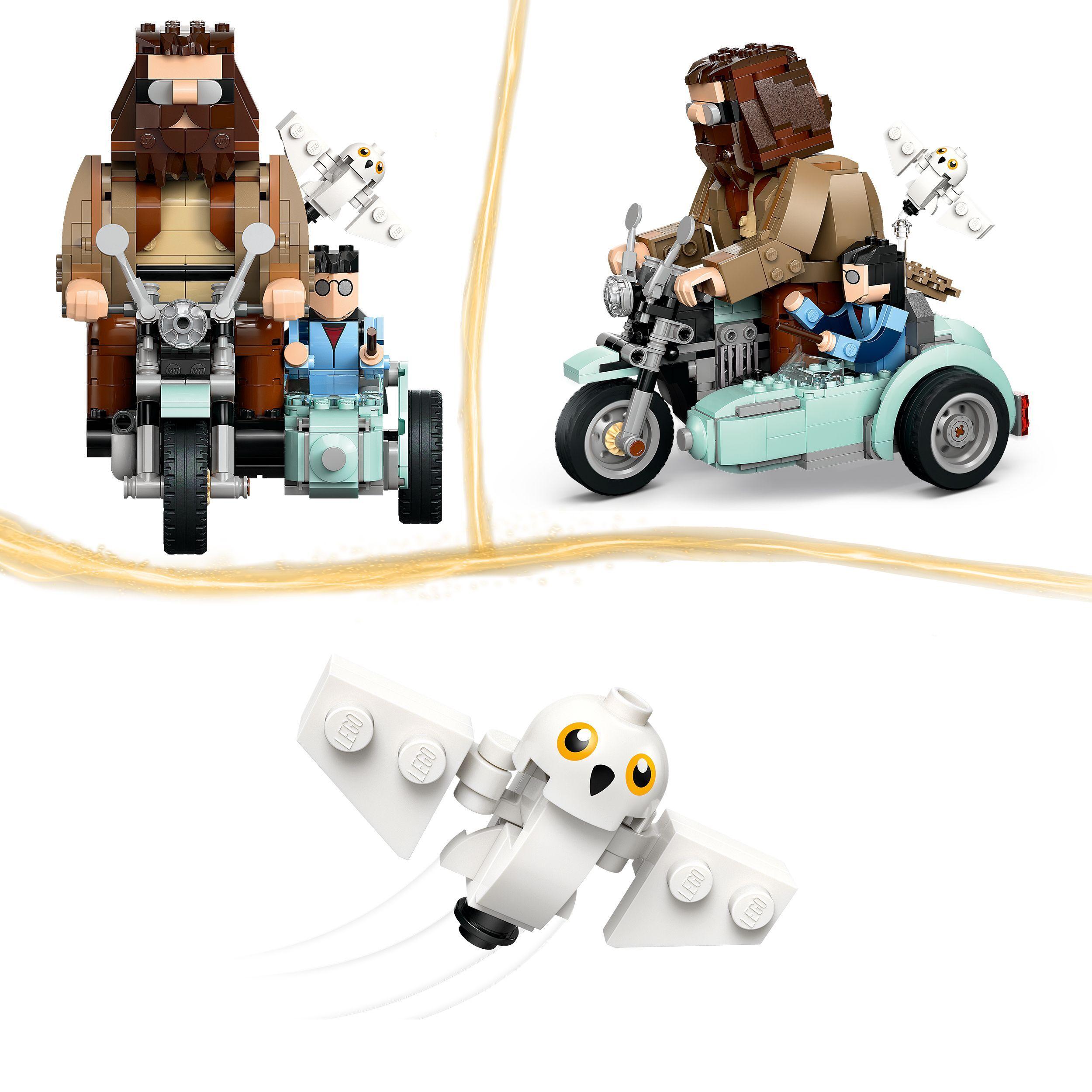 Voir la diapositive 5 : LEGO Harry Potter 76443 La Balade en Moto de Hagrid et Harry - Jouet Fille ou Garçon 9 ans