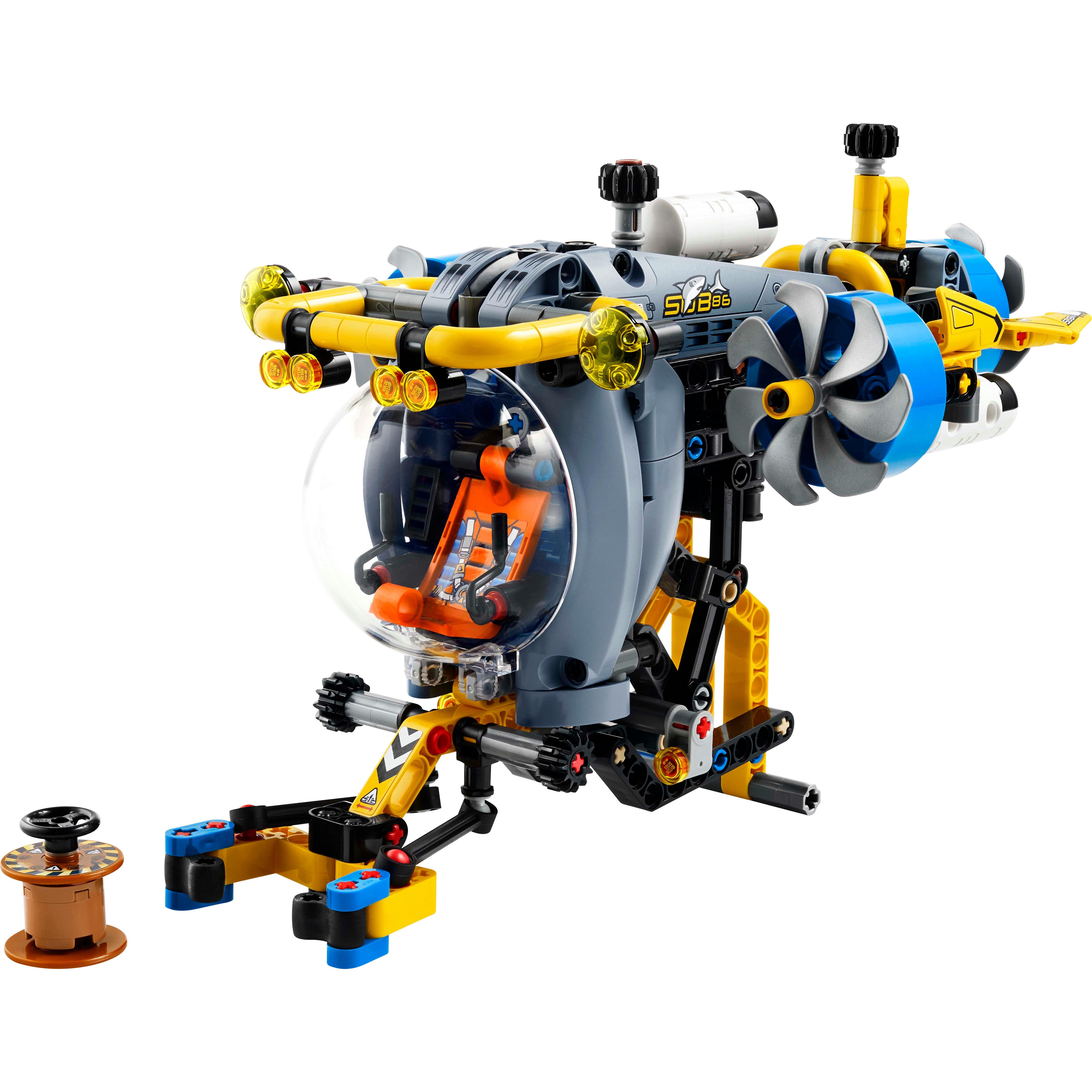 Voir la diapositive 2 : LEGO LEGO Technic 42201 Le sous marin de recherche en haute mer - Jeu de construction dès 9 ans