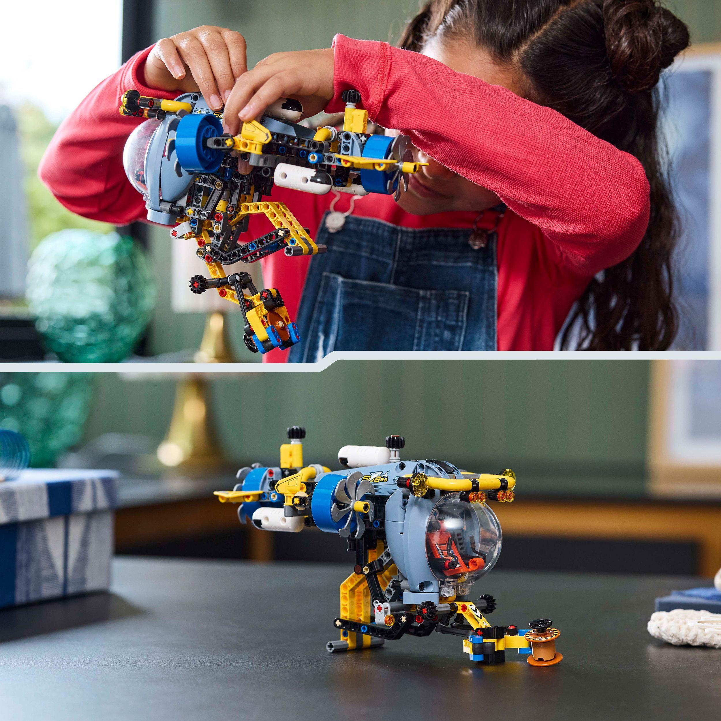 Voir la diapositive 6 : LEGO LEGO Technic 42201 Le sous marin de recherche en haute mer - Jeu de construction dès 9 ans