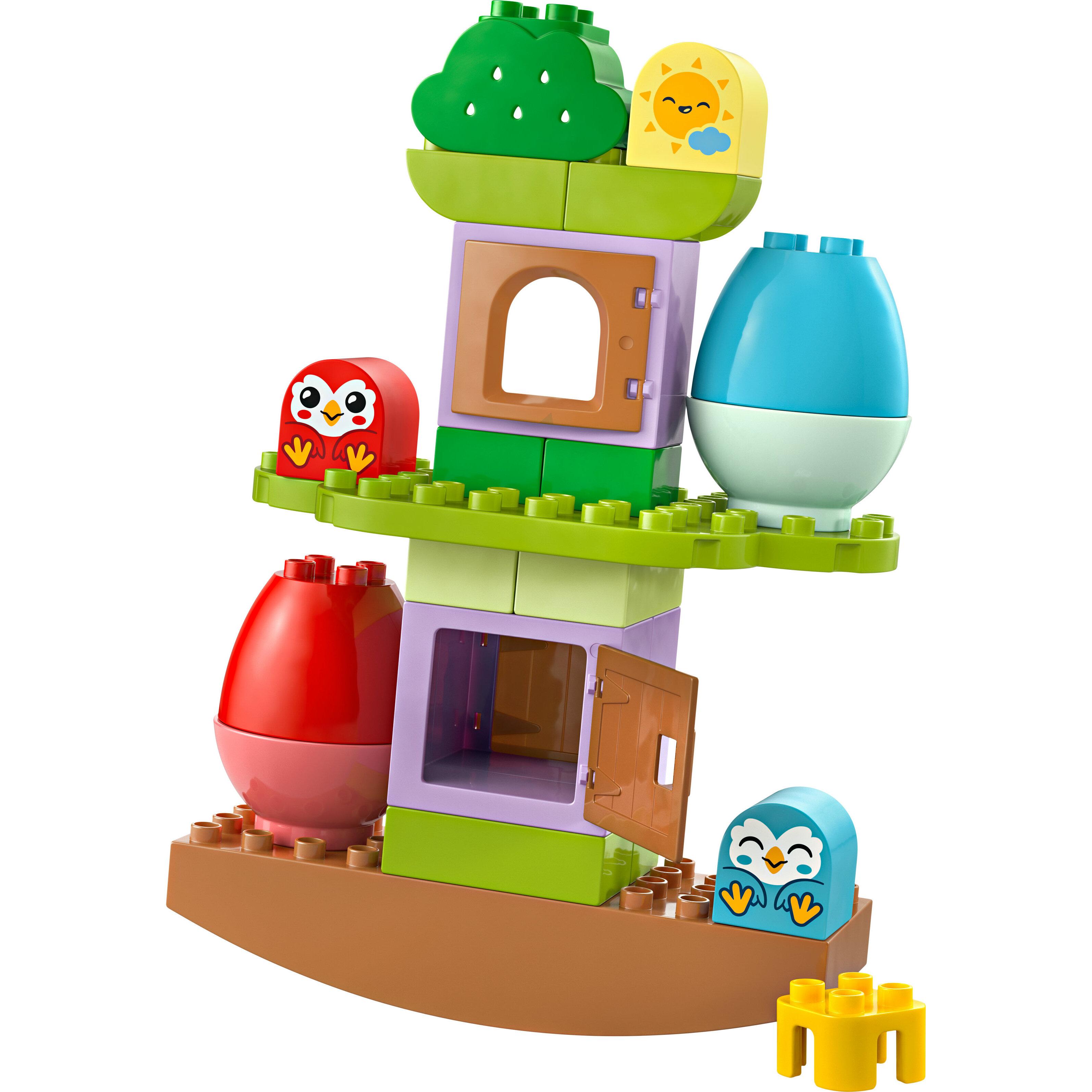 Voir la diapositive 2 : LEGO LEGO DUPLO My First 10440 Arbre qui se Balance et s’Empile - Jouet Interactif pour Bébés
