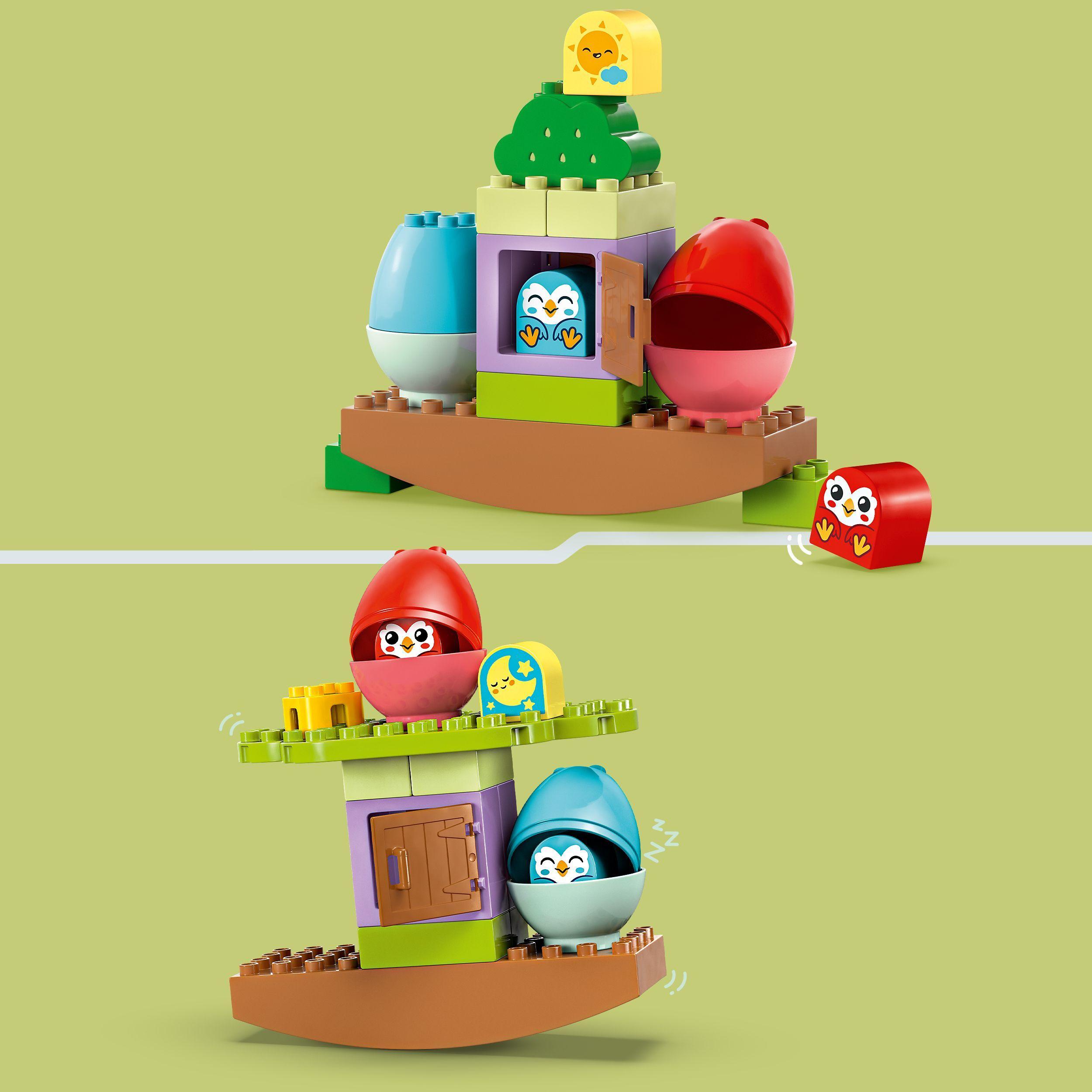 Voir la diapositive 4 : LEGO LEGO DUPLO My First 10440 Arbre qui se Balance et s’Empile - Jouet Interactif pour Bébés