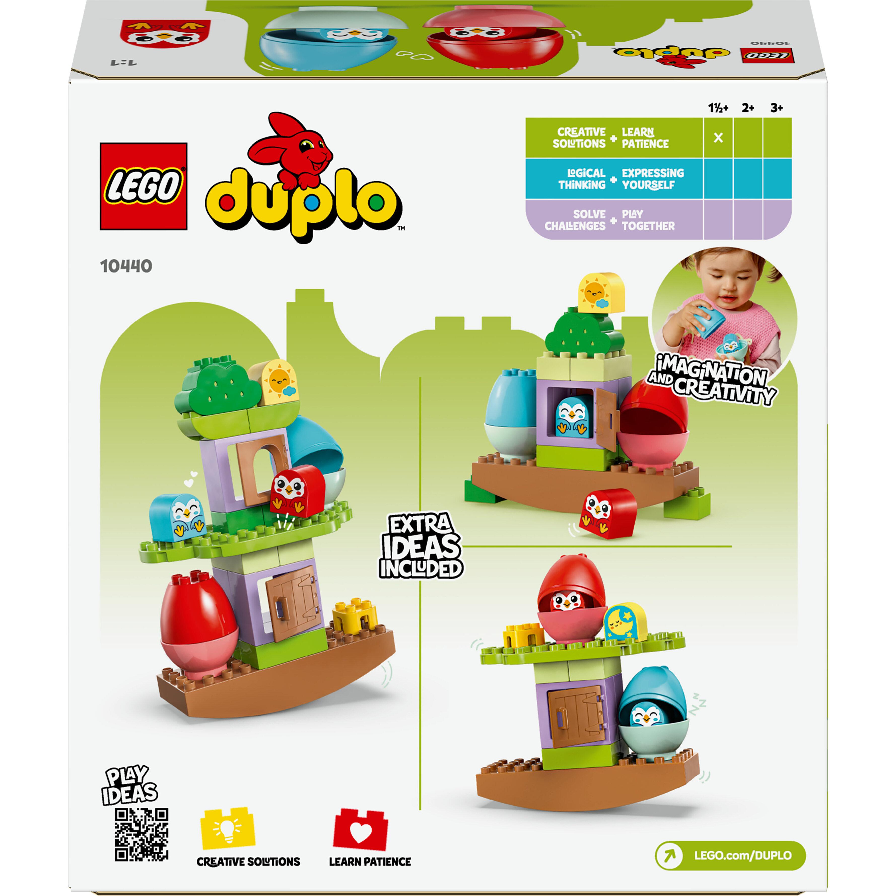 Voir la diapositive 8 : LEGO LEGO DUPLO My First 10440 Arbre qui se Balance et s’Empile - Jouet Interactif pour Bébés