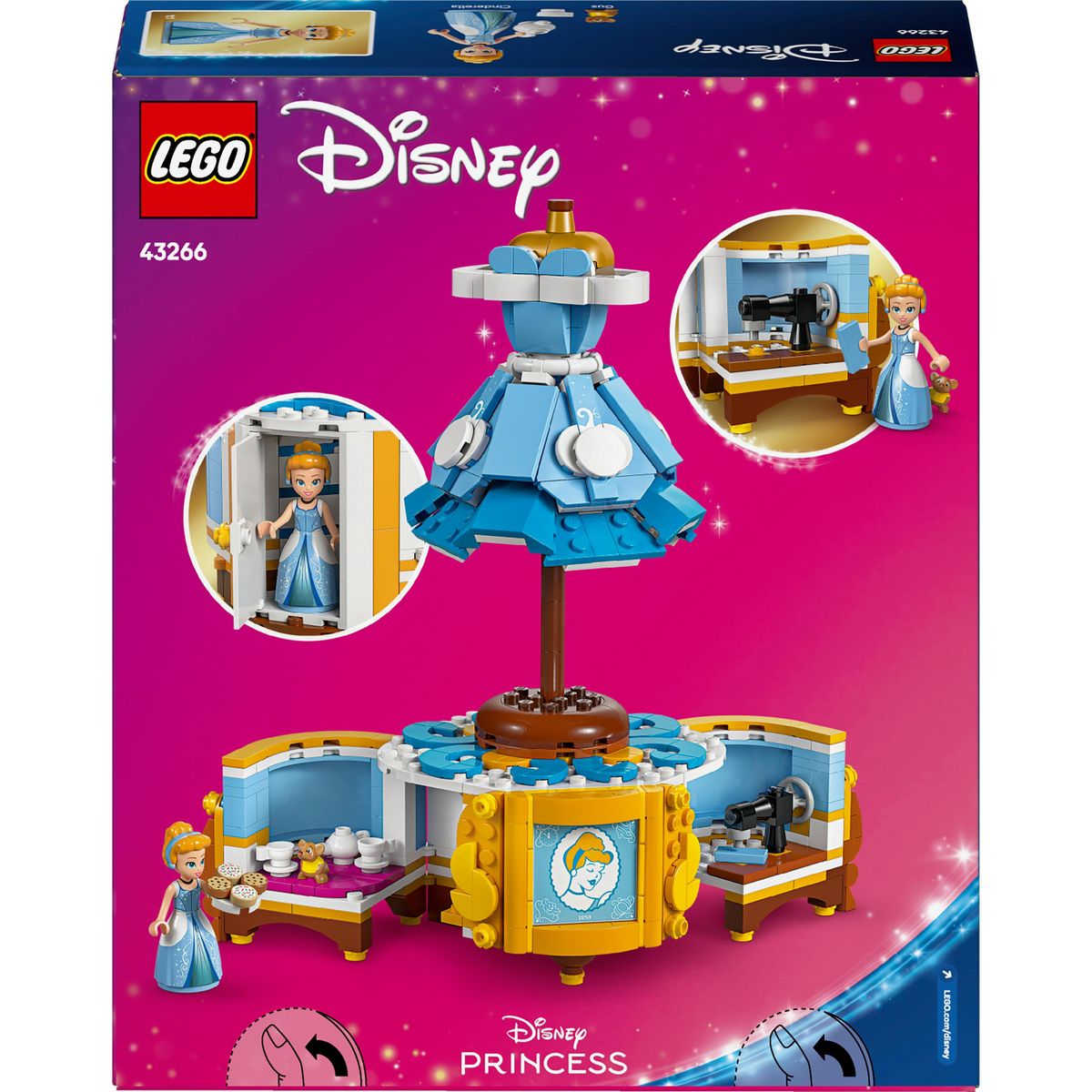 LEGO Disney 43266 - La robe de Cendrillon