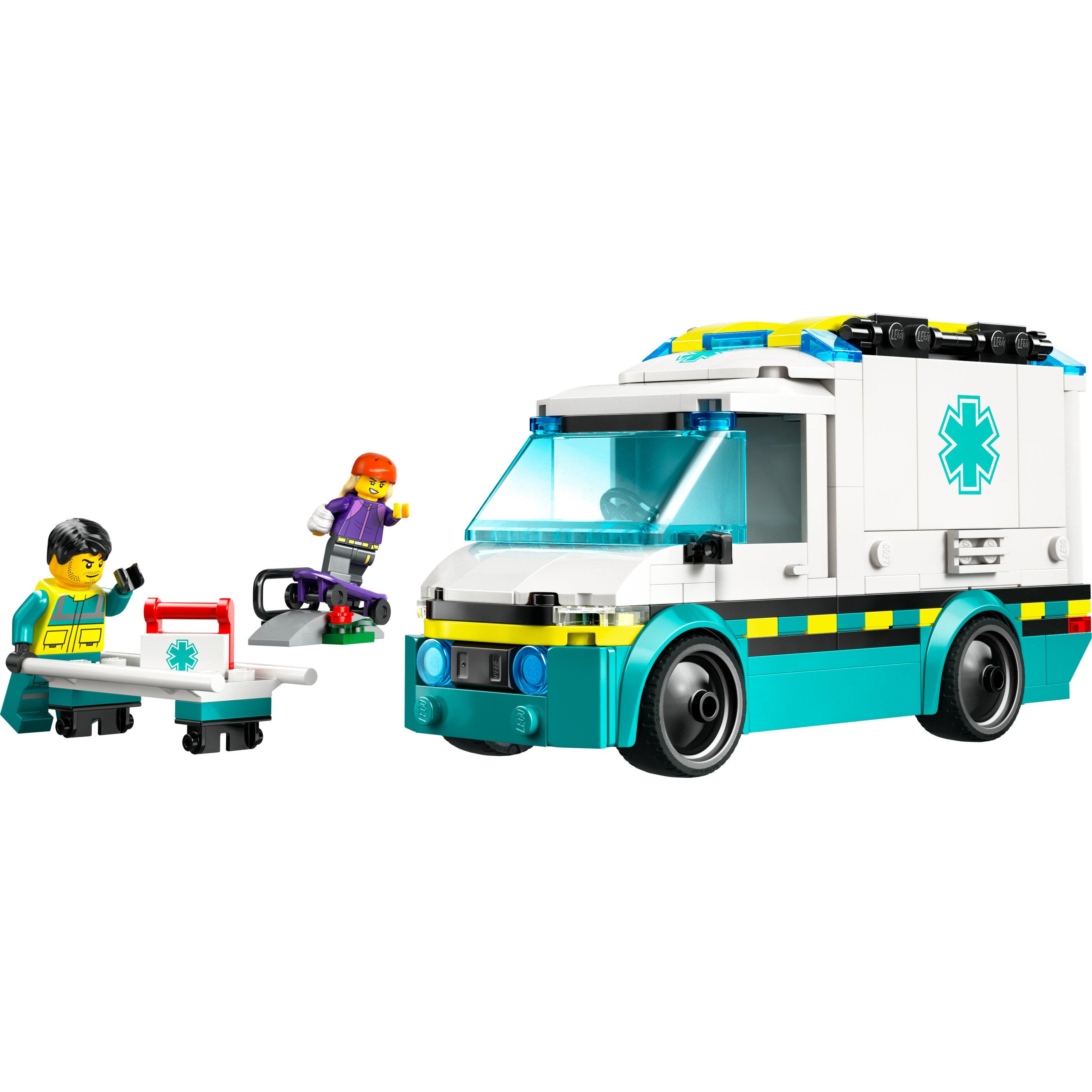 Voir la diapositive 2 : LEGO LEGO City 60451 L’ambulance de secours - Jouet de construction pour garçon dès 5 ans