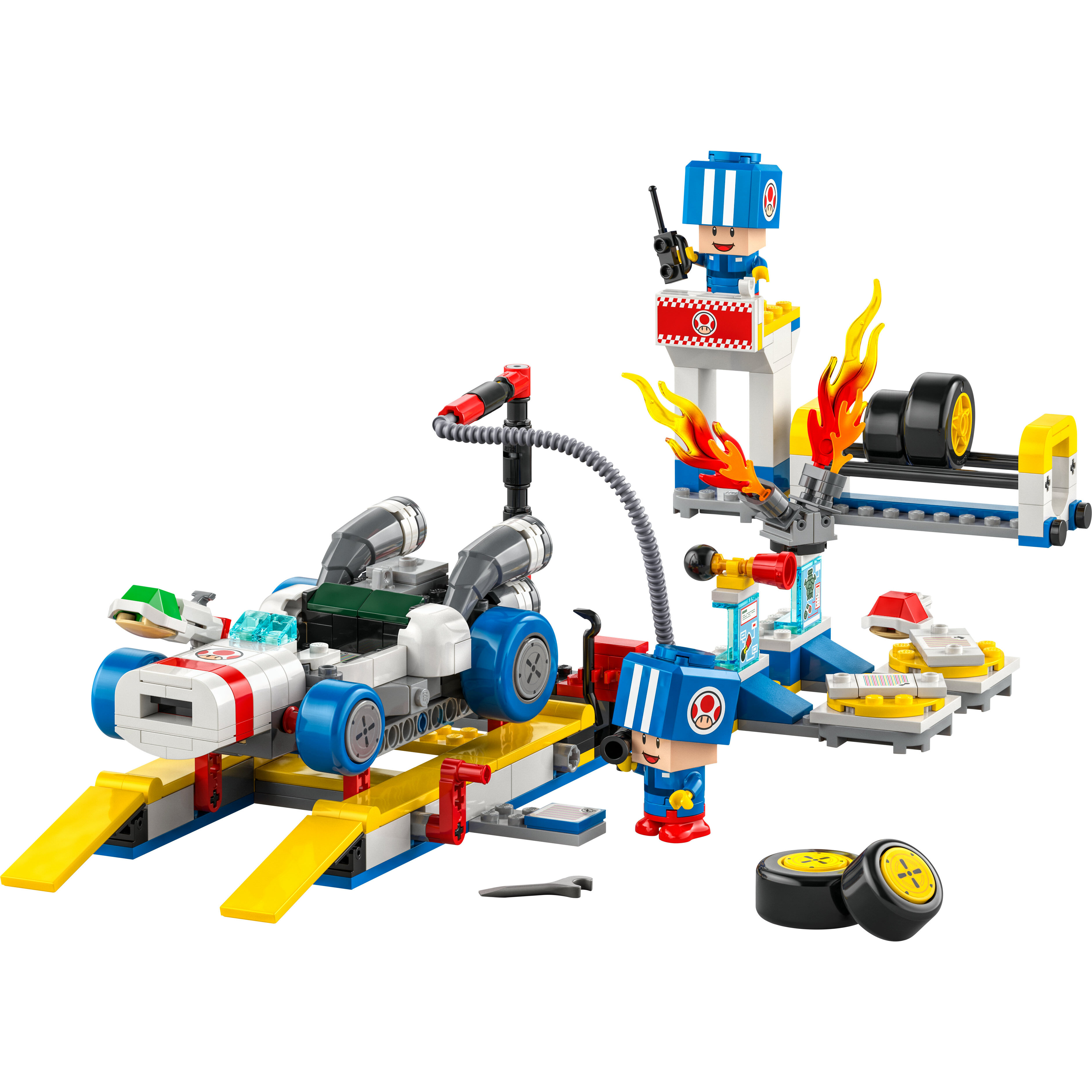 Voir la diapositive 2 : LEGO LEGO Super Mario 72035 Mario Kart – Garage de Toad - Jouet Nintendo personnalisable