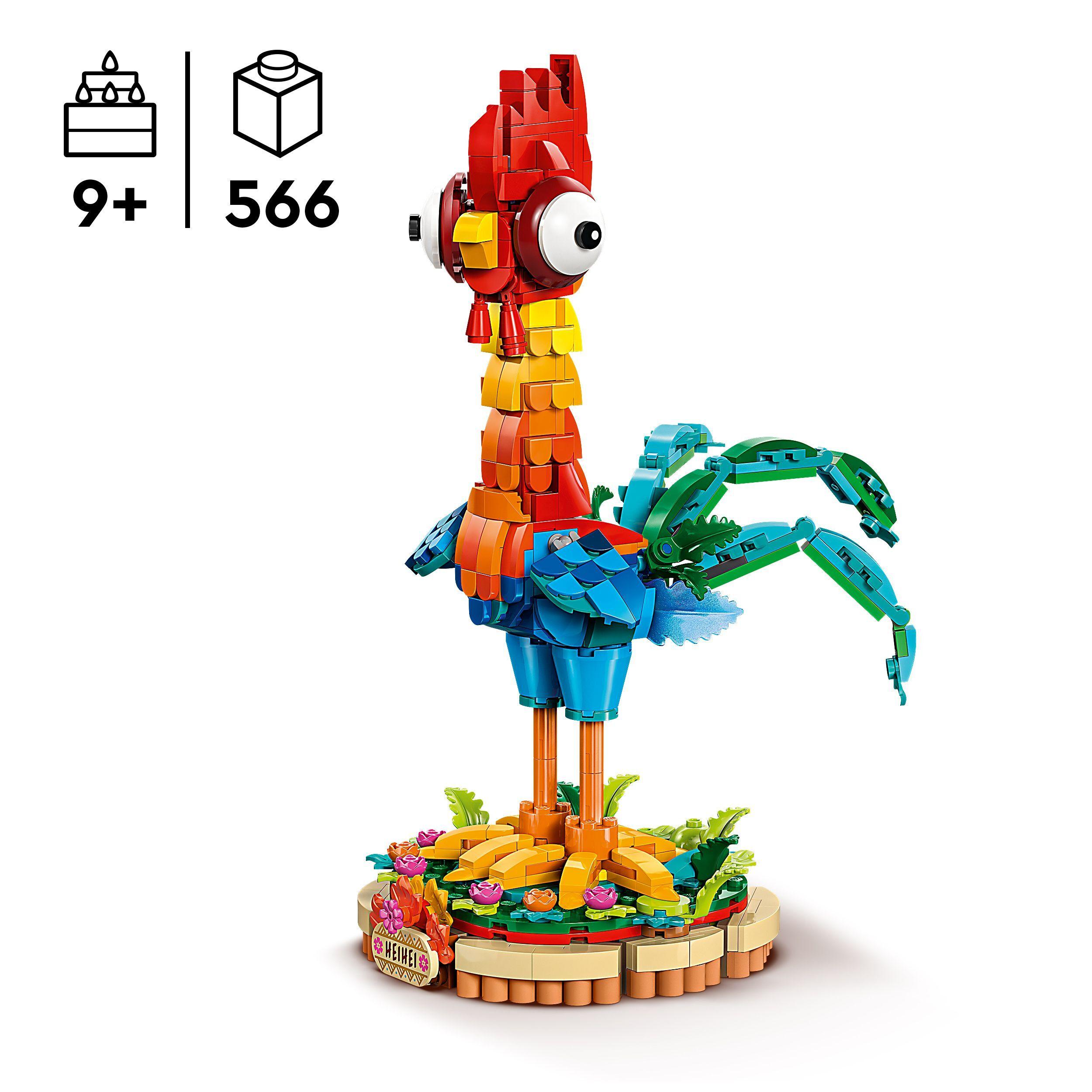 Voir la diapositive 4 : LEGO Disney Vaiana 2 43272 Heihei - Jouet de Construction pour Fille ou Garçon dès 9 ans