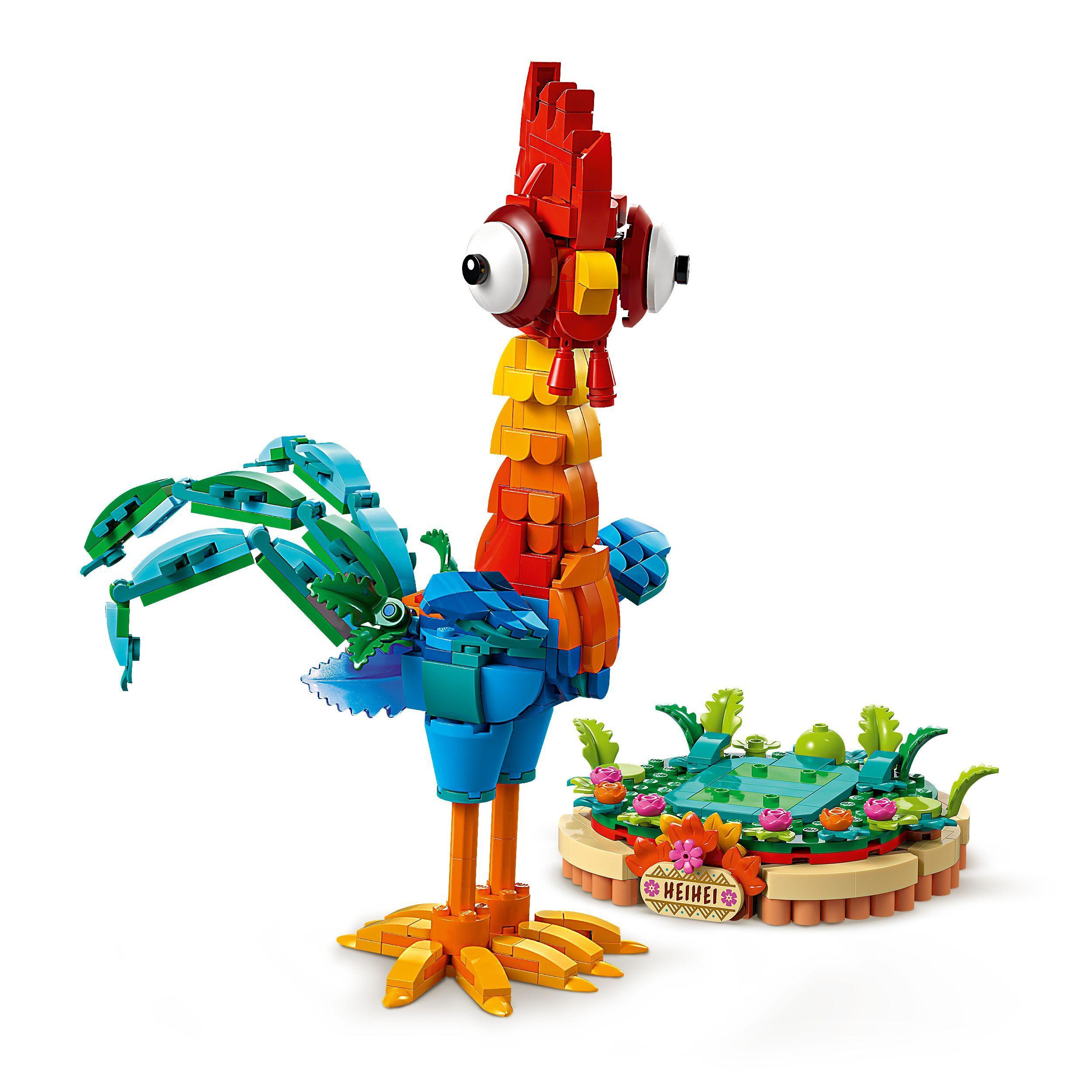 Voir la diapositive 6 : LEGO Disney Vaiana 2 43272 Heihei - Jouet de Construction pour Fille ou Garçon dès 9 ans