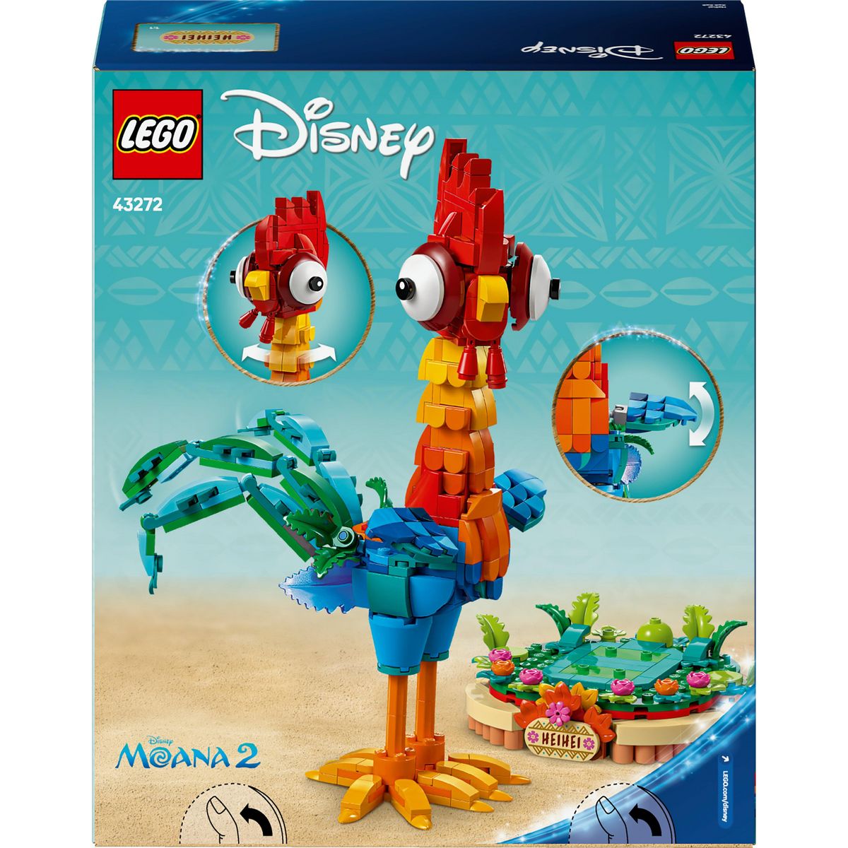 LEGO Disney 43272 - Heihei poulet Vaiana 2