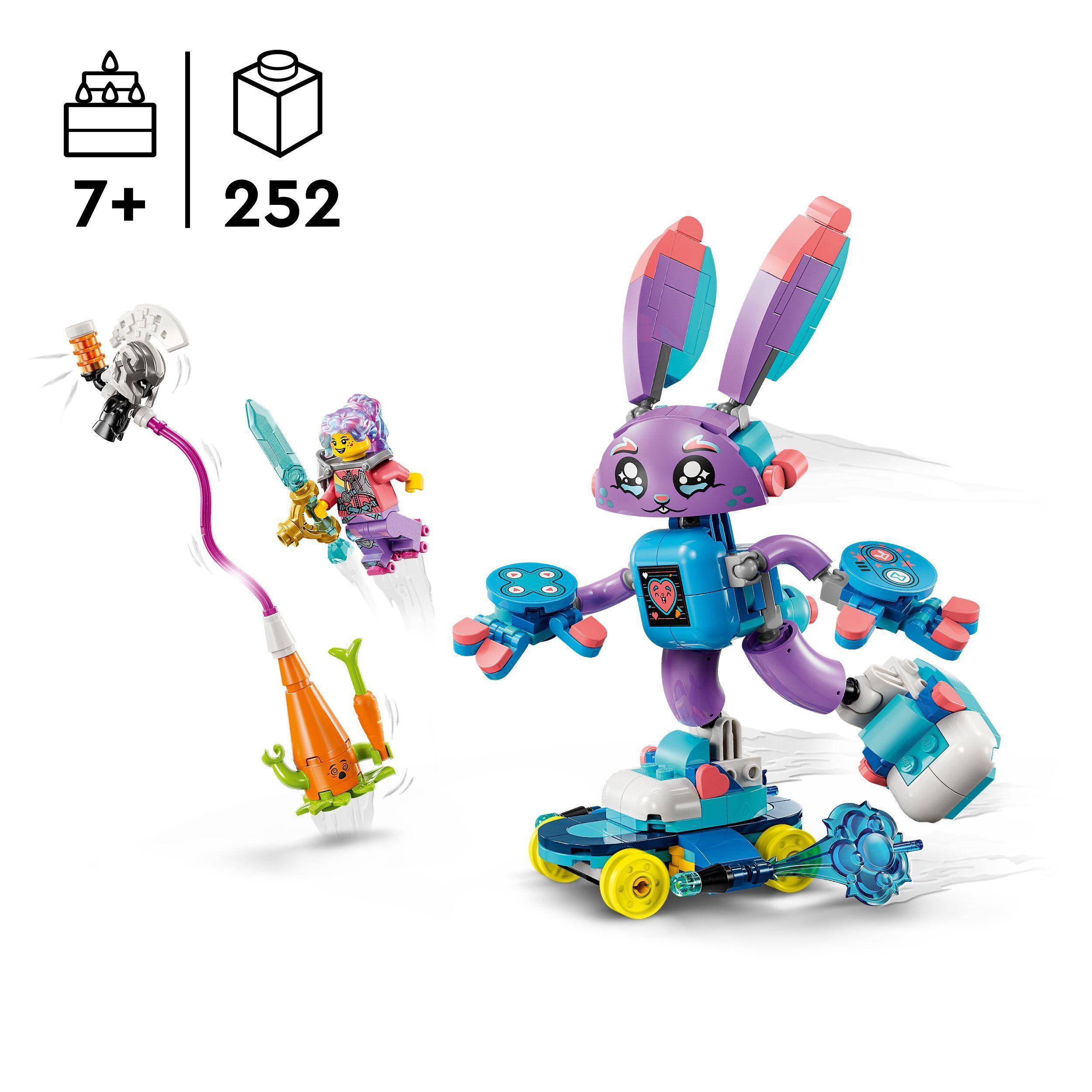 Voir la diapositive 3 : LEGO DREAMZzz 71490 - Izzie et Bunchurro de lapin joueur