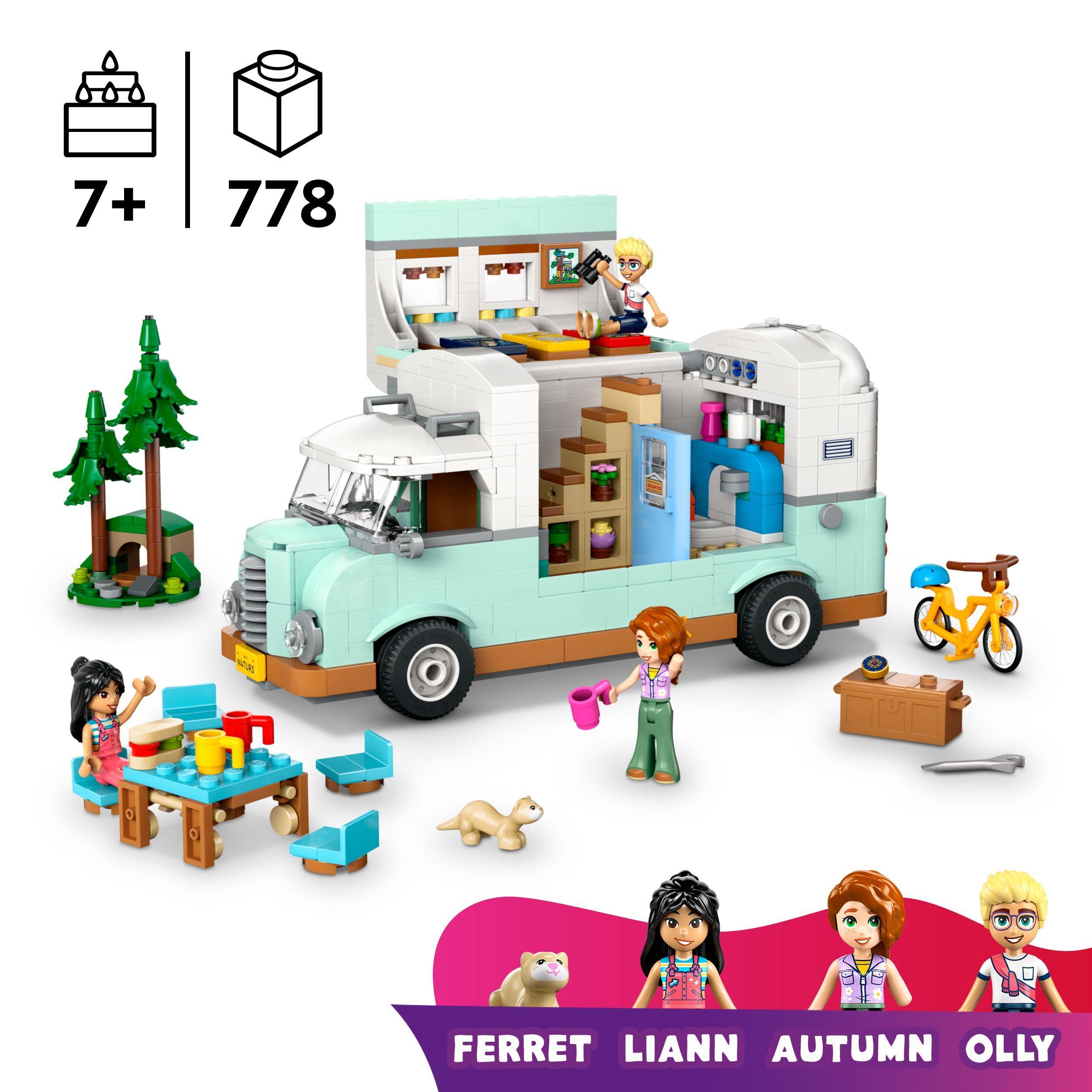 Voir la diapositive 3 : LEGO LEGO Friends 42663 Camping-Car de l’Amitié - Jouet de Construction dès 7 ans