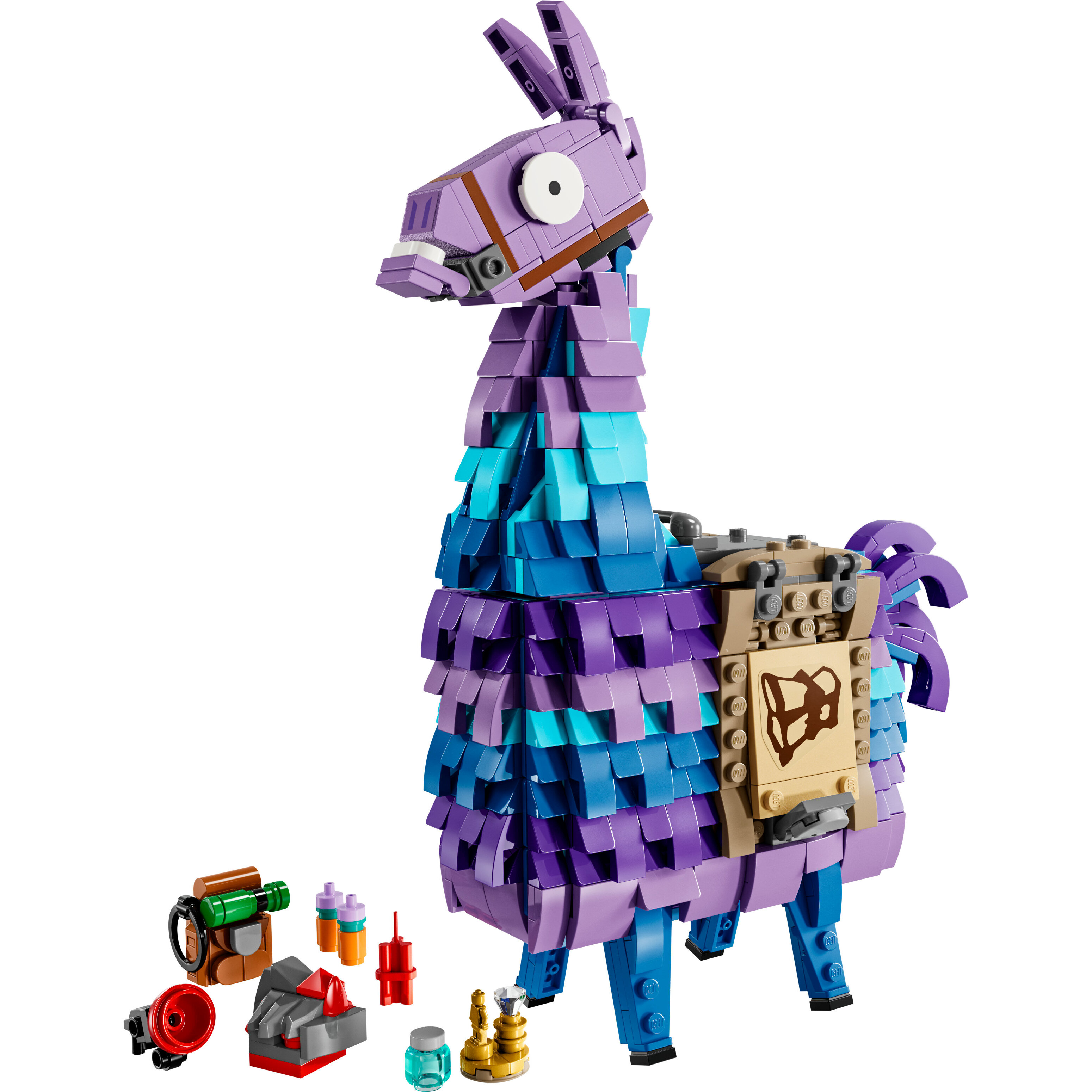 Voir la diapositive 2 : LEGO Fortnite 77071 Lama de ravitaillement - Figurine inspirée du jeu vidéo pour ados