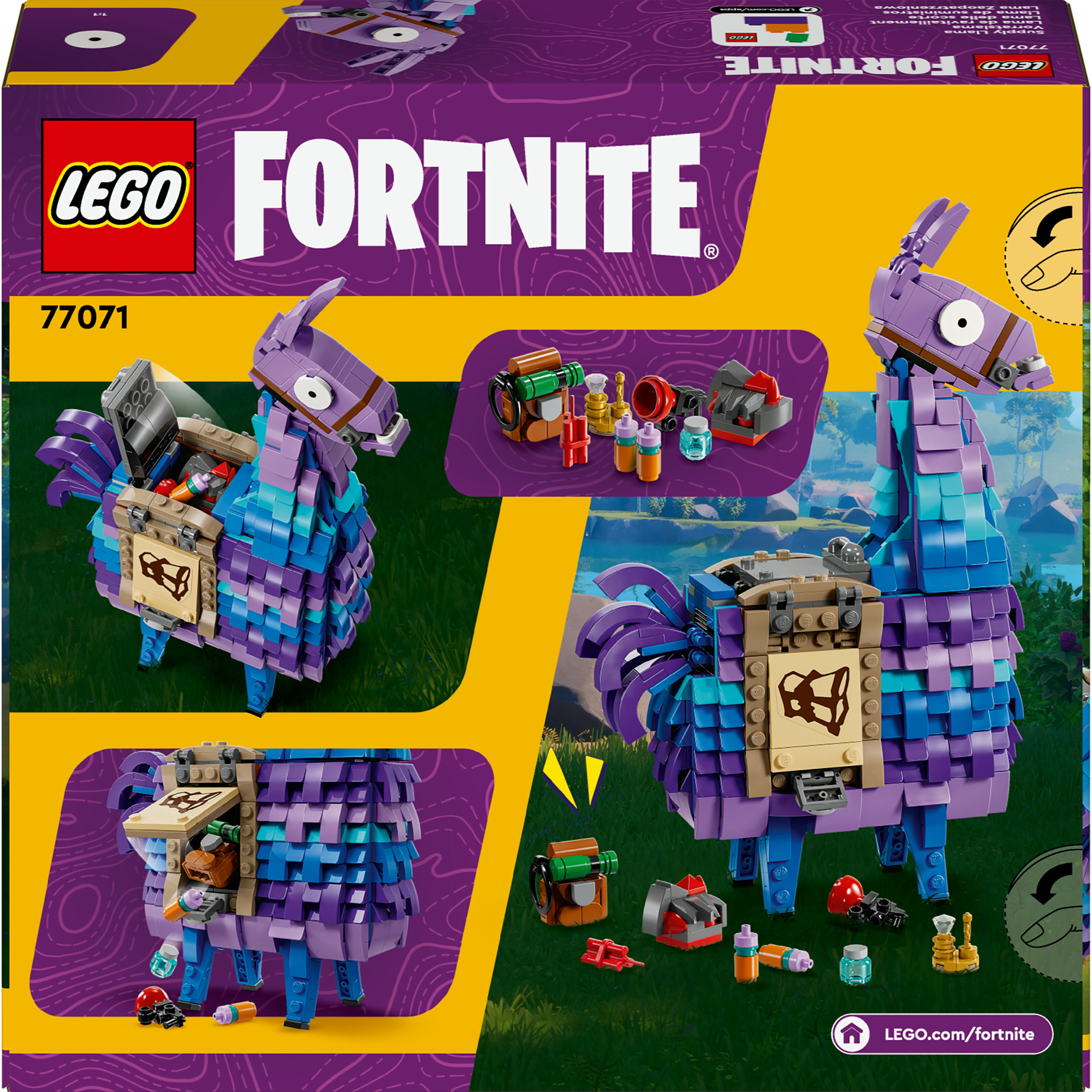 Voir la diapositive 7 : LEGO Fortnite 77071 Lama de ravitaillement - Figurine inspirée du jeu vidéo pour ados