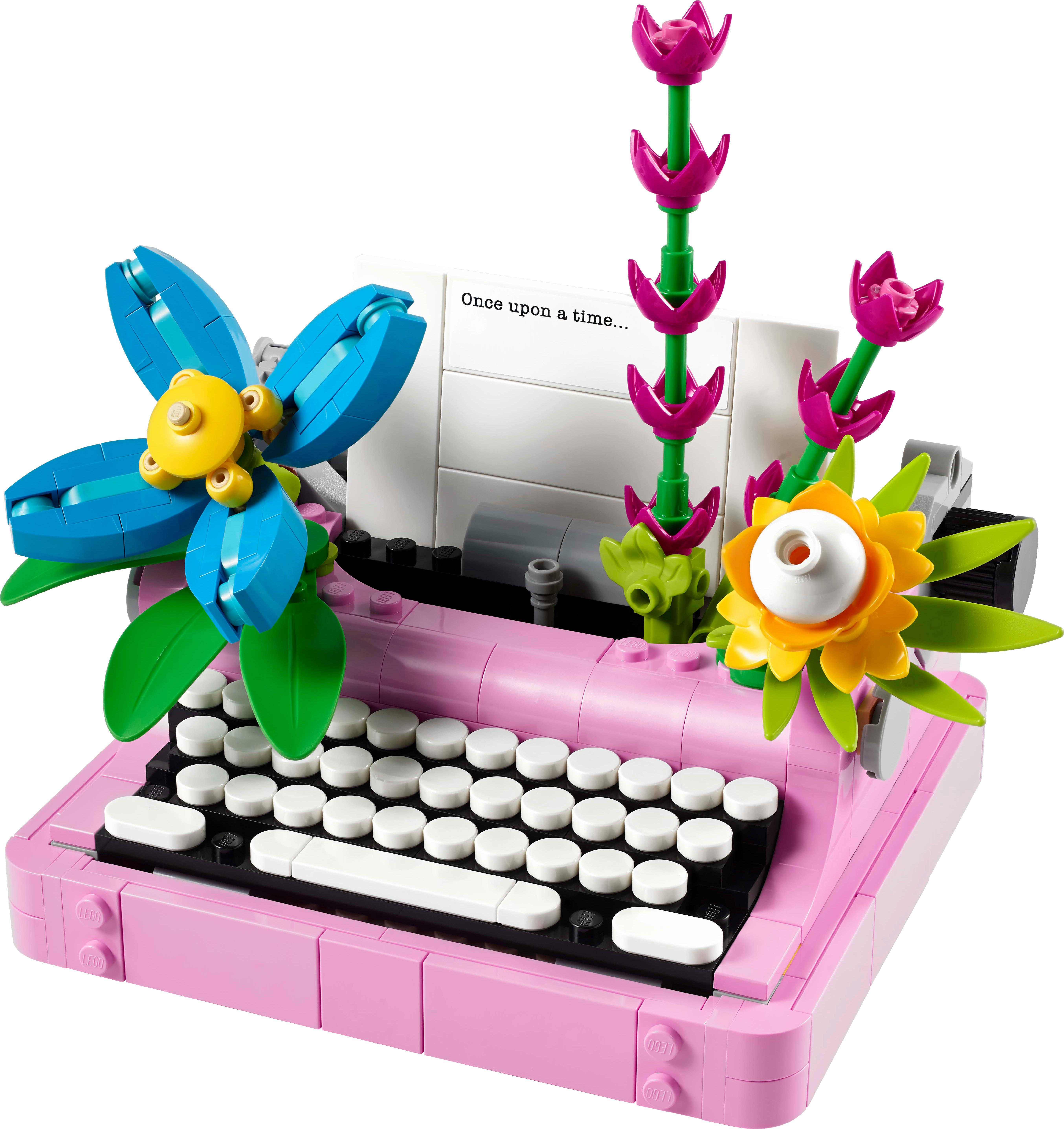 Voir la diapositive 2 : LEGO LEGO Creator 31169 3-en-1 La Machine à Écrire avec des Fleurs - Jeu Fille ou Garçon 8 ans