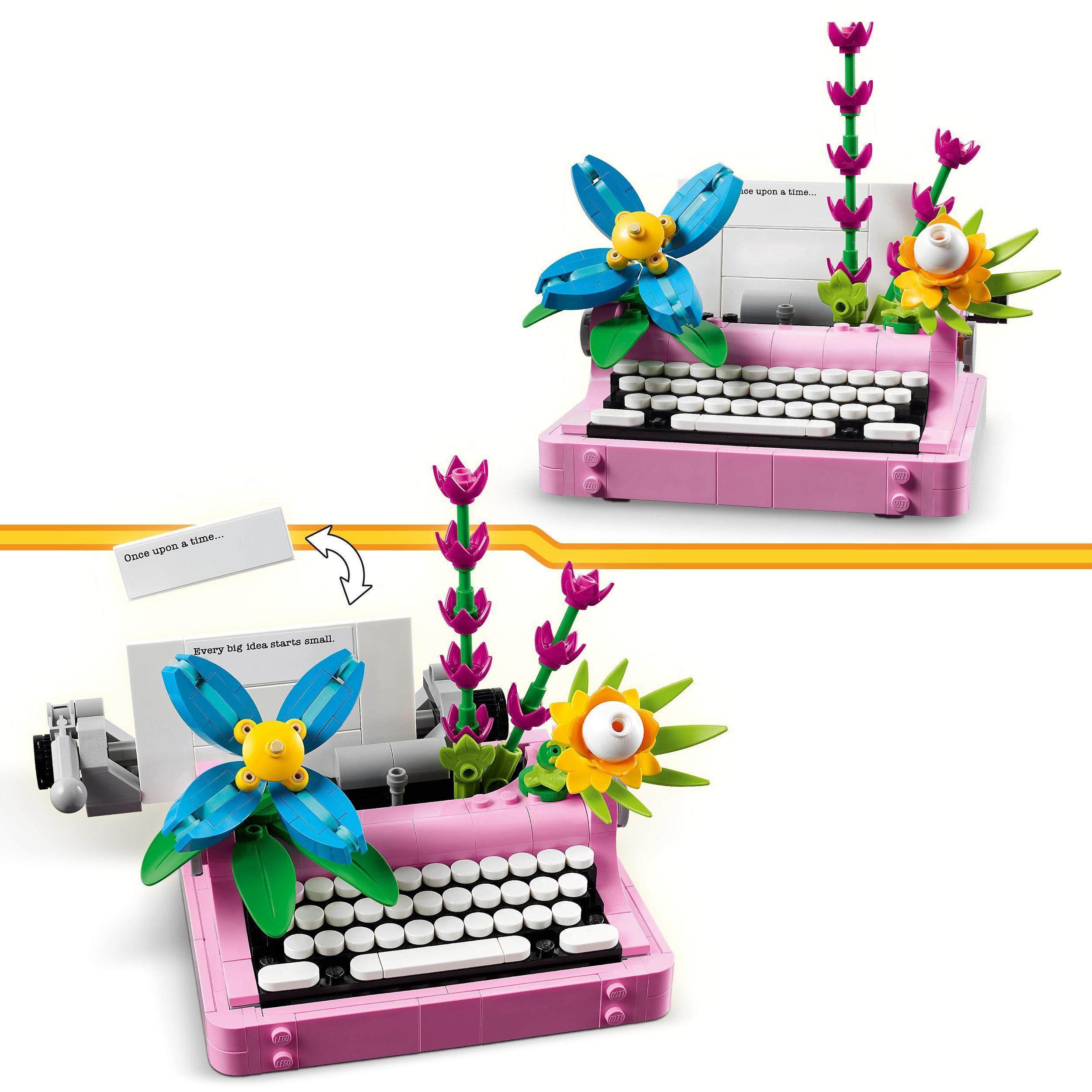 Voir la diapositive 4 : LEGO LEGO Creator 31169 3-en-1 La Machine à Écrire avec des Fleurs - Jeu Fille ou Garçon 8 ans