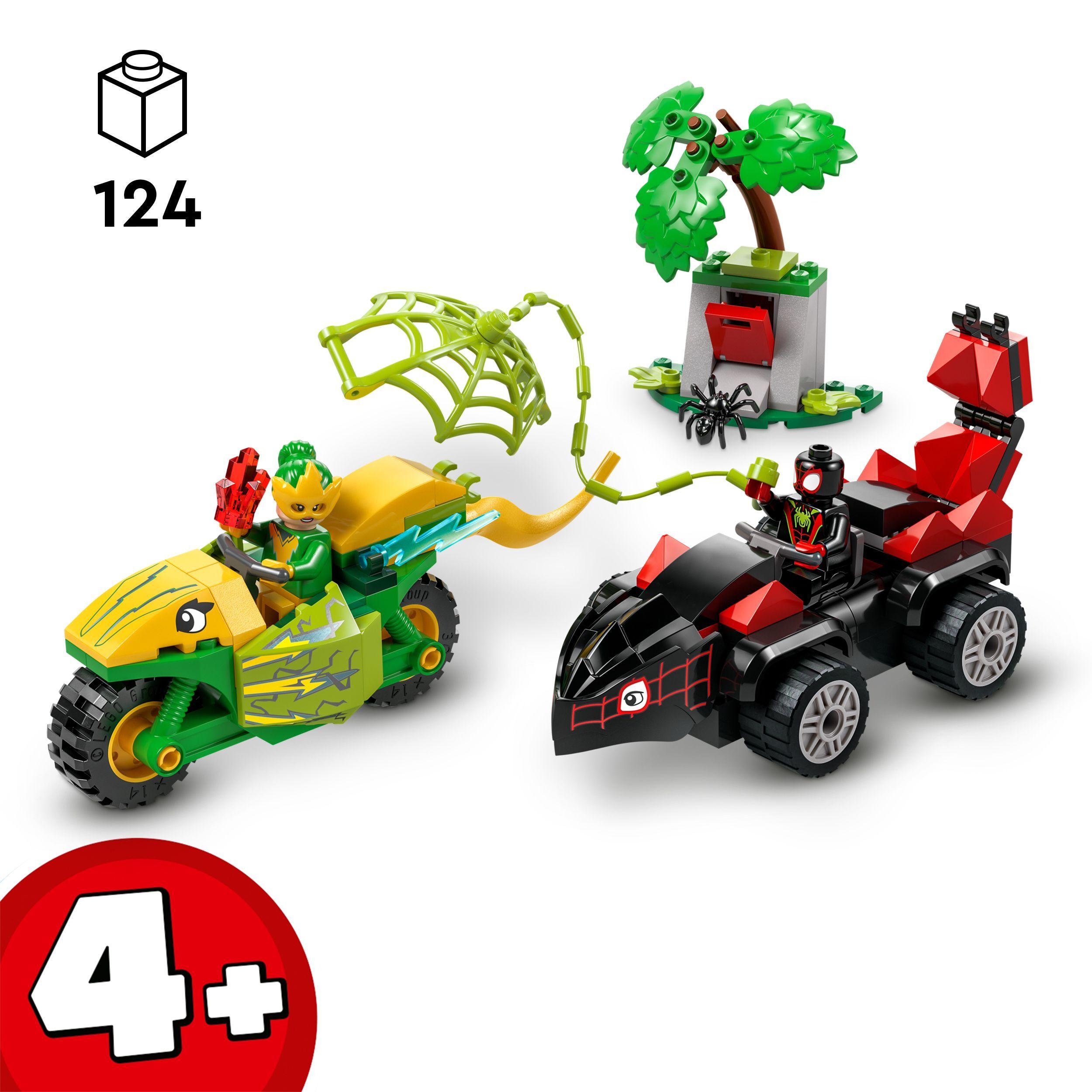 Voir la diapositive 3 : LEGO LEGO Marvel 11198 Course-poursuite entre Spin et Electro en dino-véhicules - Spidey et ses amis extraordinaires