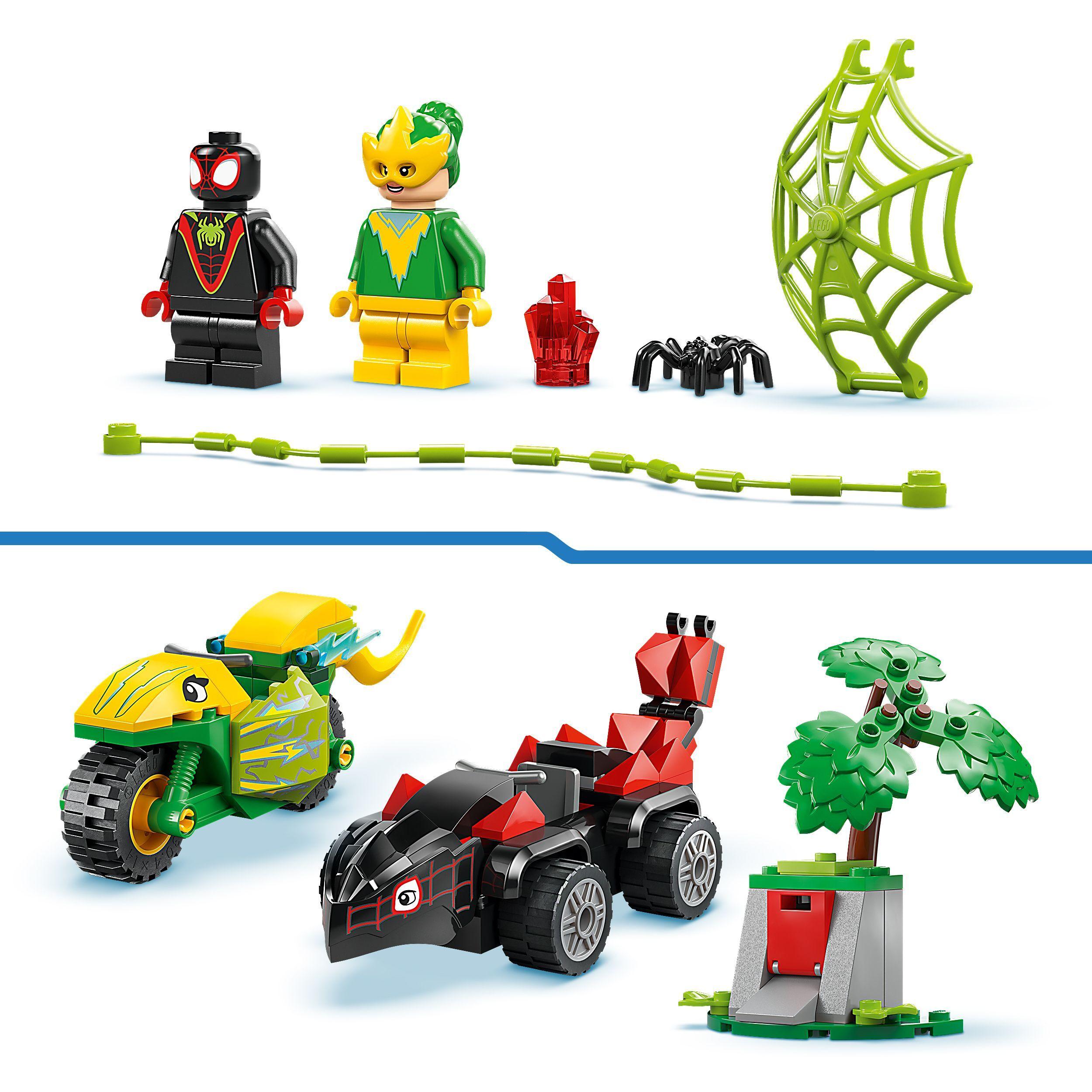 Voir la diapositive 5 : LEGO LEGO Marvel 11198 Course-poursuite entre Spin et Electro en dino-véhicules - Spidey et ses amis extraordinaires