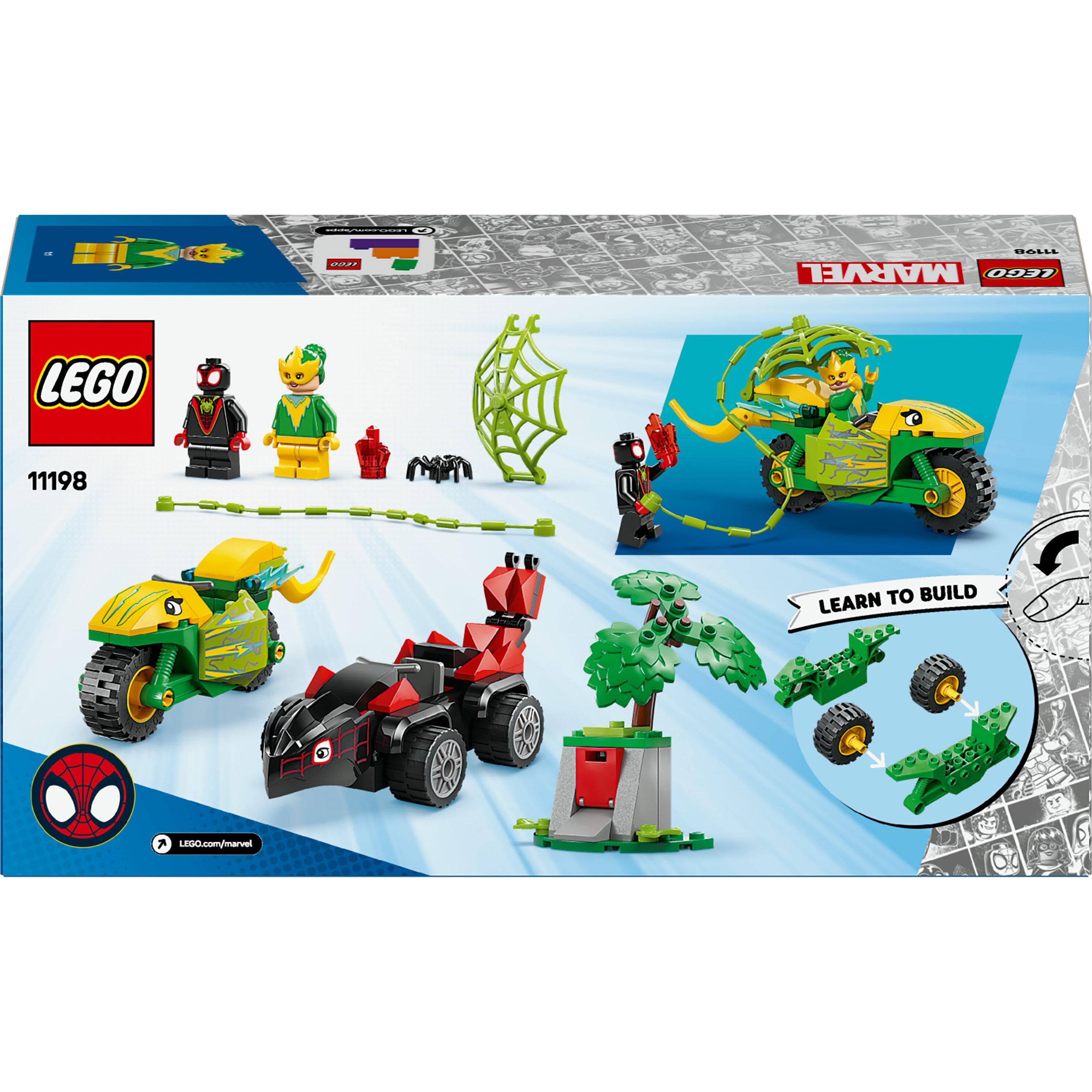 Voir la diapositive 8 : LEGO LEGO Marvel 11198 Course-poursuite entre Spin et Electro en dino-véhicules - Spidey et ses amis extraordinaires
