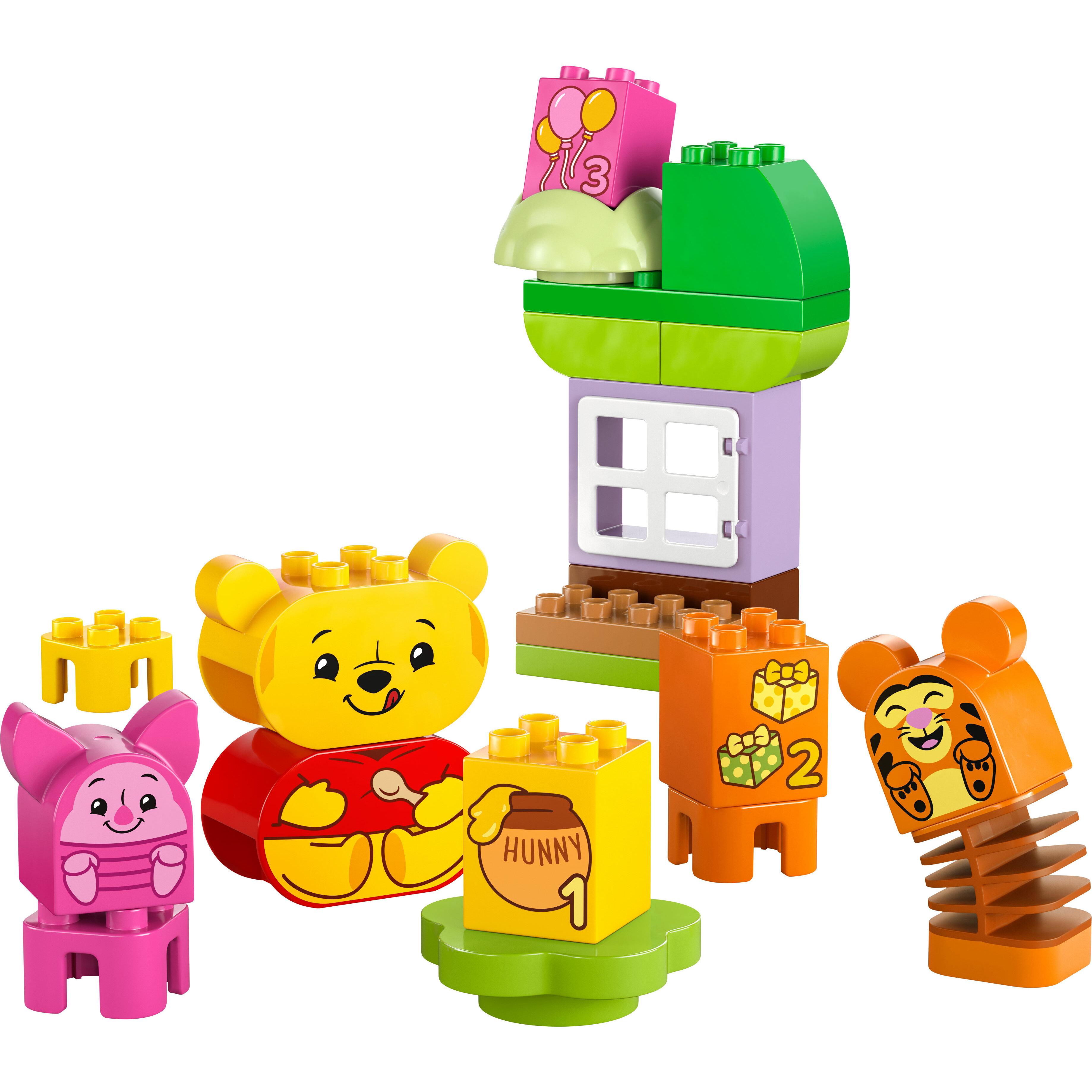 Voir la diapositive 2 : LEGO DUPLO | Disney 10457 L’Anniversaire de Winnie l’Ourson - Jeu de Construction 18 Mois