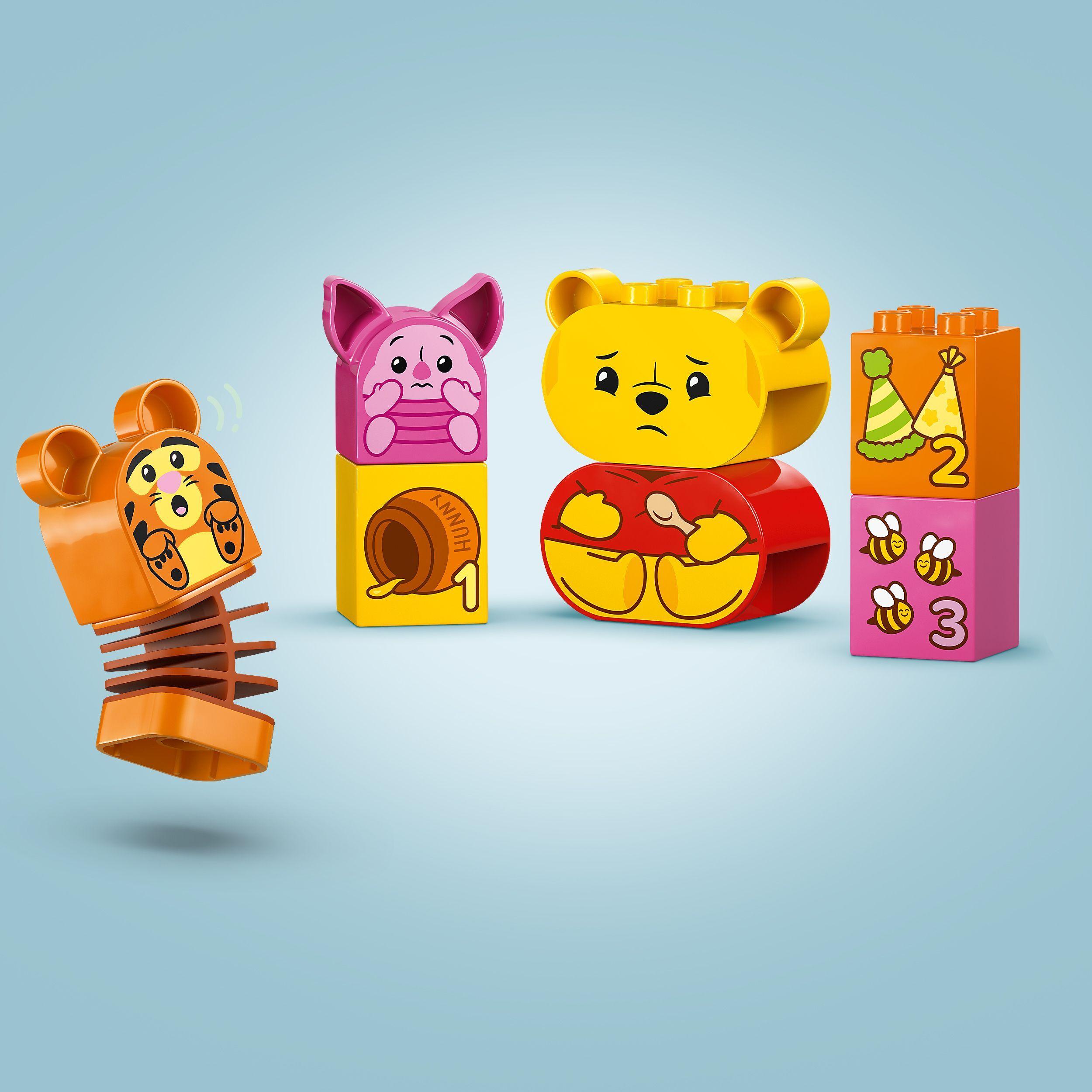 Voir la diapositive 4 : LEGO DUPLO | Disney 10457 L’Anniversaire de Winnie l’Ourson - Jeu de Construction 18 Mois