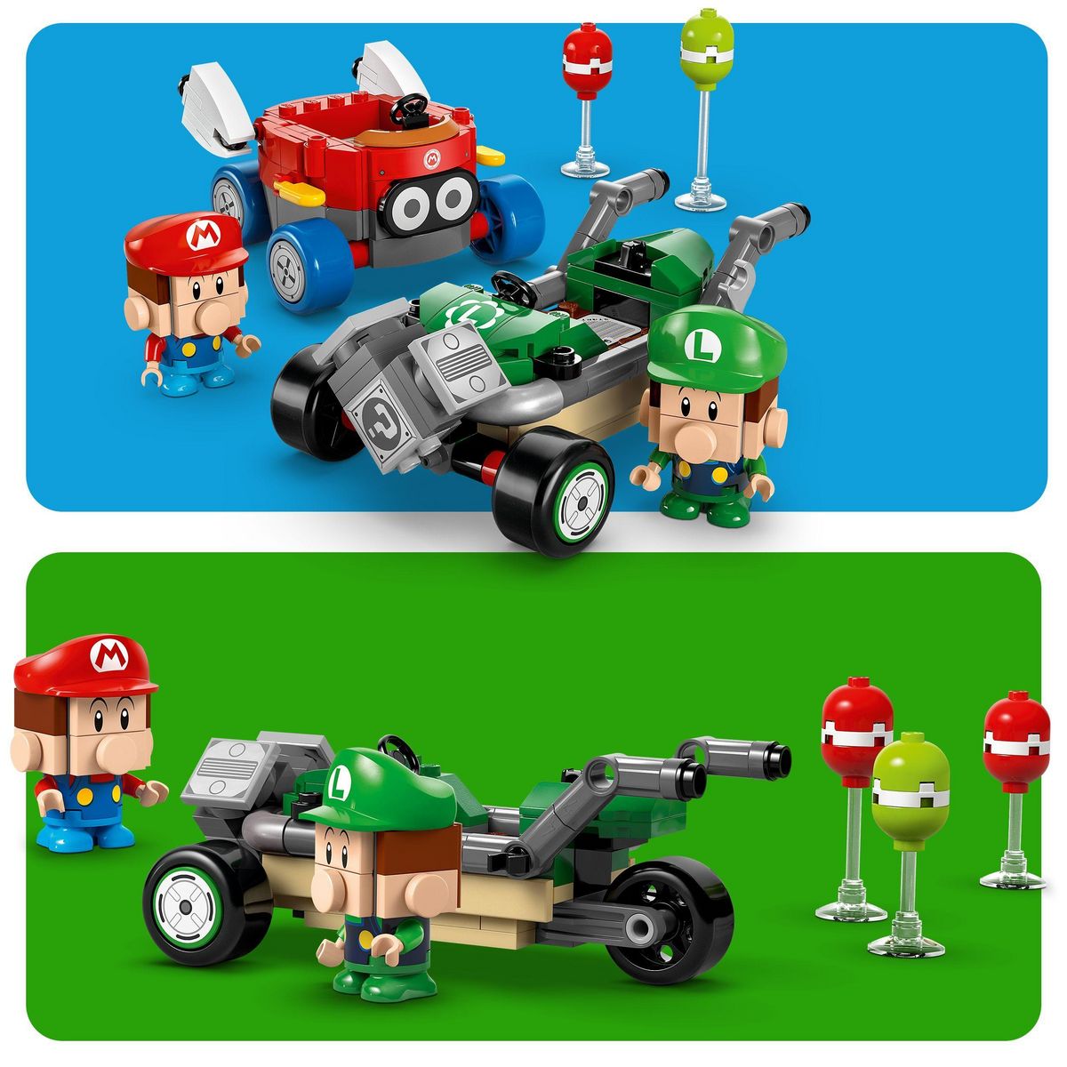 LEGO Mario Kart 72034 - Bébé Mario contre Bébé Luigi