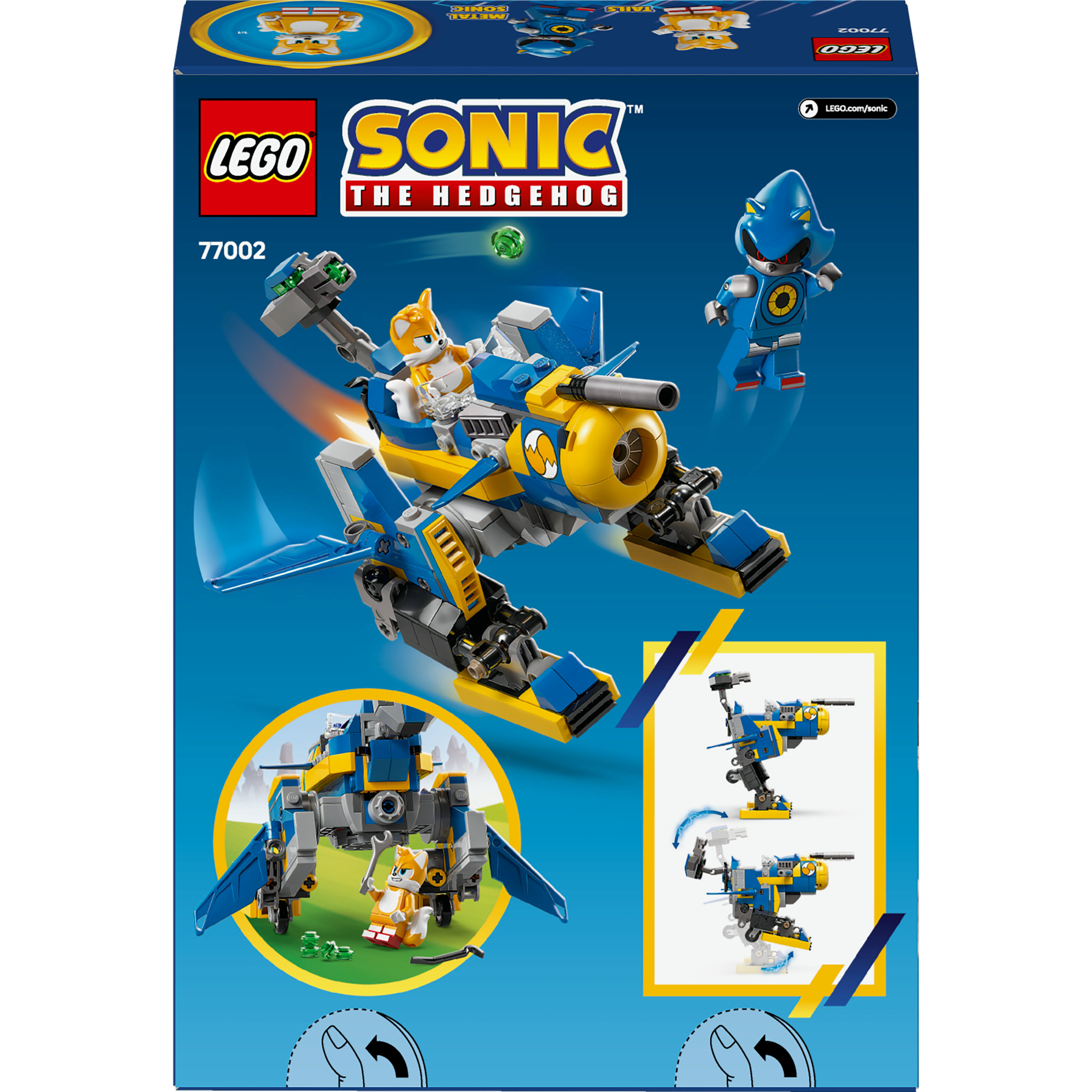 Voir la diapositive 5 : LEGO Sonic the Hedgehog 77002 Cyclone contre Metal Sonic - Jouet pour garçon dès 8 ans