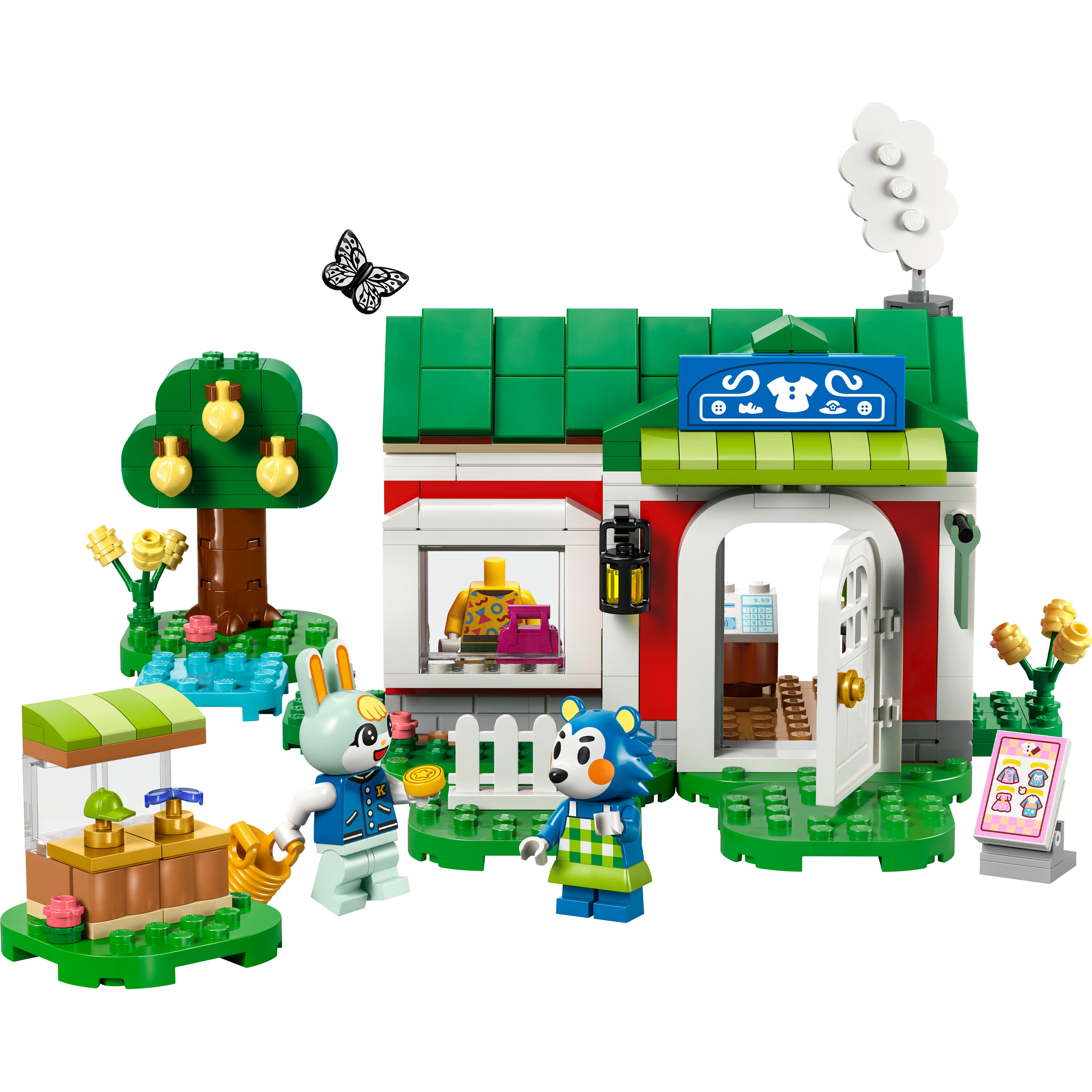 Voir la diapositive 2 : LEGO Animal Crossing 77055 Boutique de vêtements des sœurs Doigts de Fée - Jouet dès 6 ans