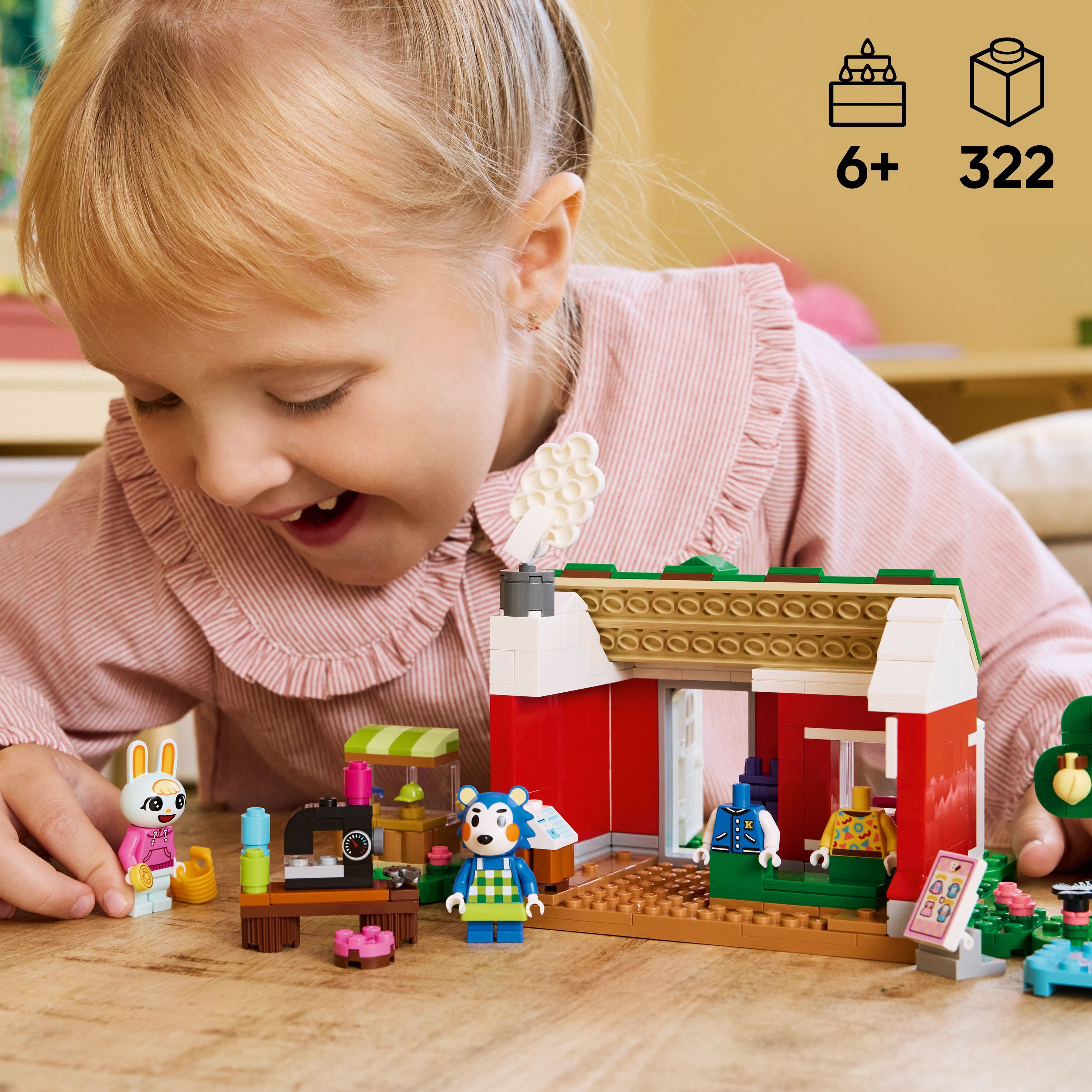 Voir la diapositive 3 : LEGO Animal Crossing 77055 Boutique de vêtements des sœurs Doigts de Fée - Jouet dès 6 ans