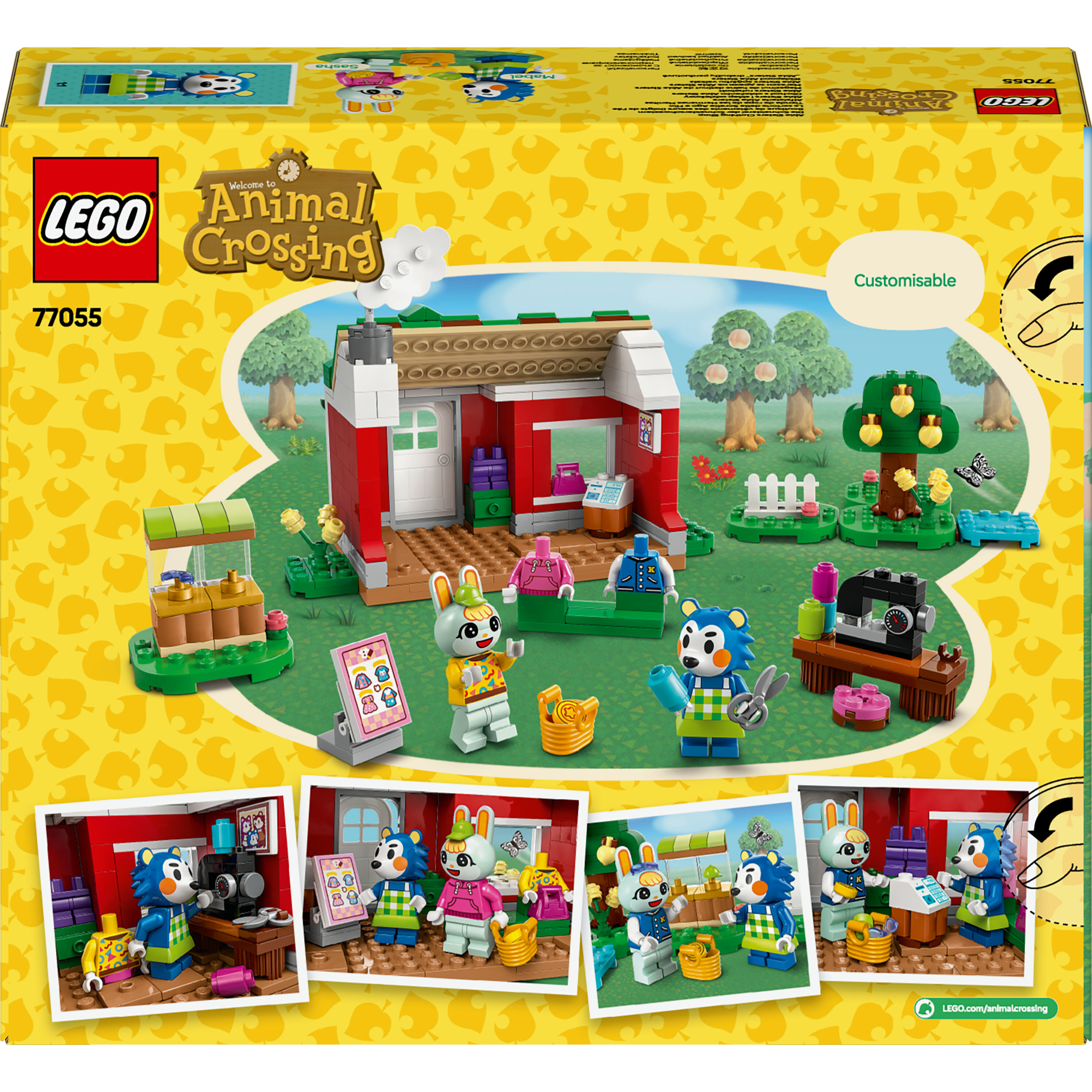 Voir la diapositive 5 : LEGO Animal Crossing 77055 Boutique de vêtements des sœurs Doigts de Fée - Jouet dès 6 ans