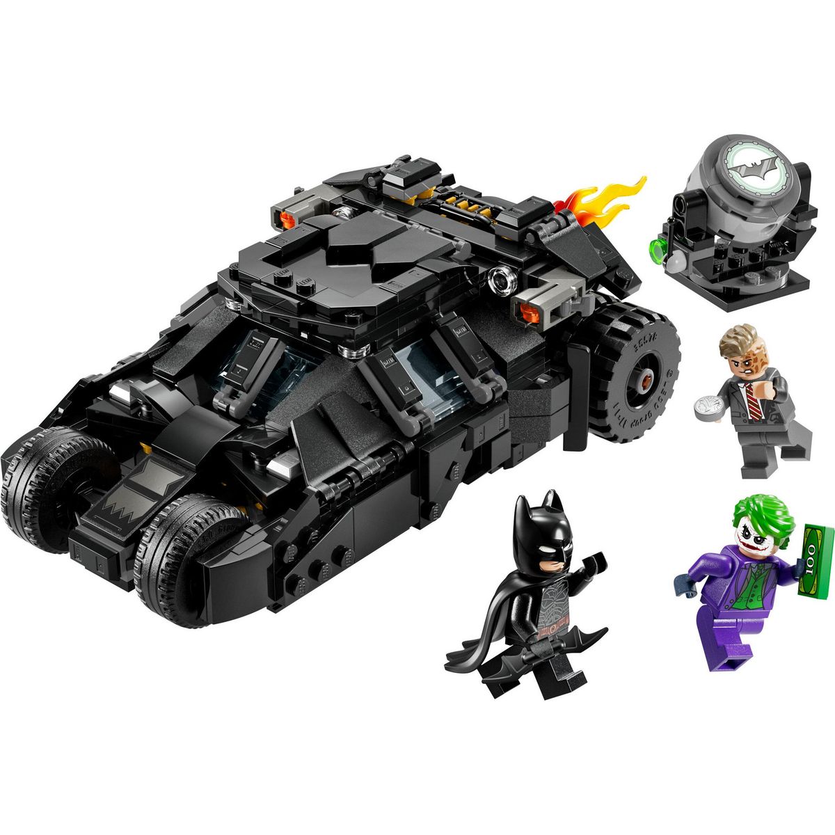 LEGO DC Comics 76303 - La Batmobile Tumbler de Batman contre le double face de Joker