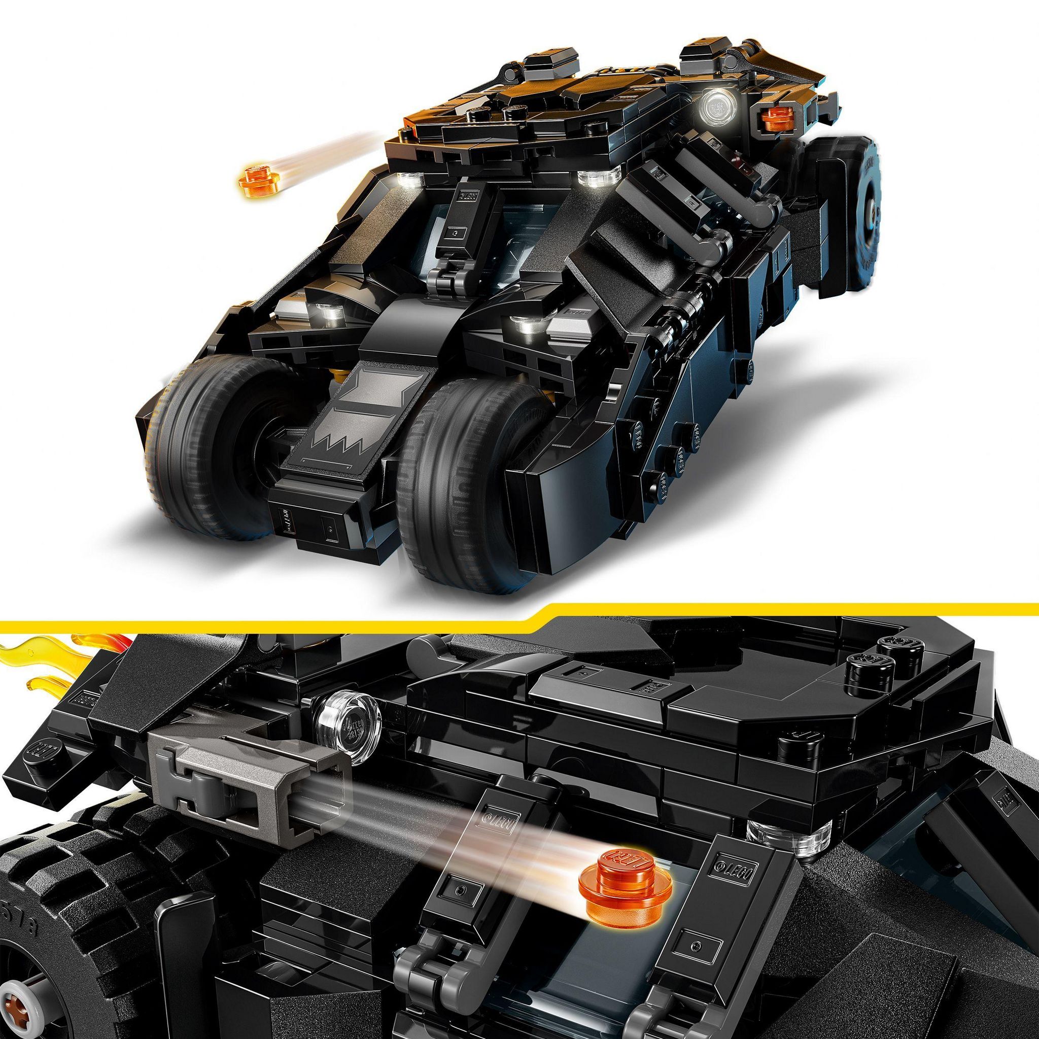 Voir la diapositive 4 : LEGO DC Comics 76303 - La Batmobile Tumbler de Batman contre le double face de Joker