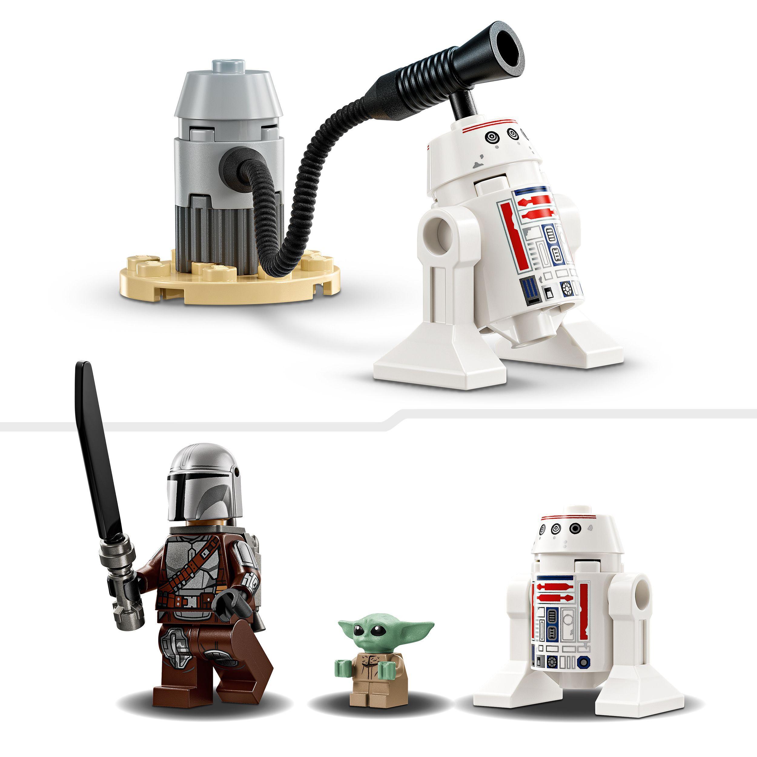 Voir la diapositive 5 : LEGO Star Wars : The Mandalorian 75410 Le chasseur N-1 de Mando et Grogu - Jeu dès 4 ans