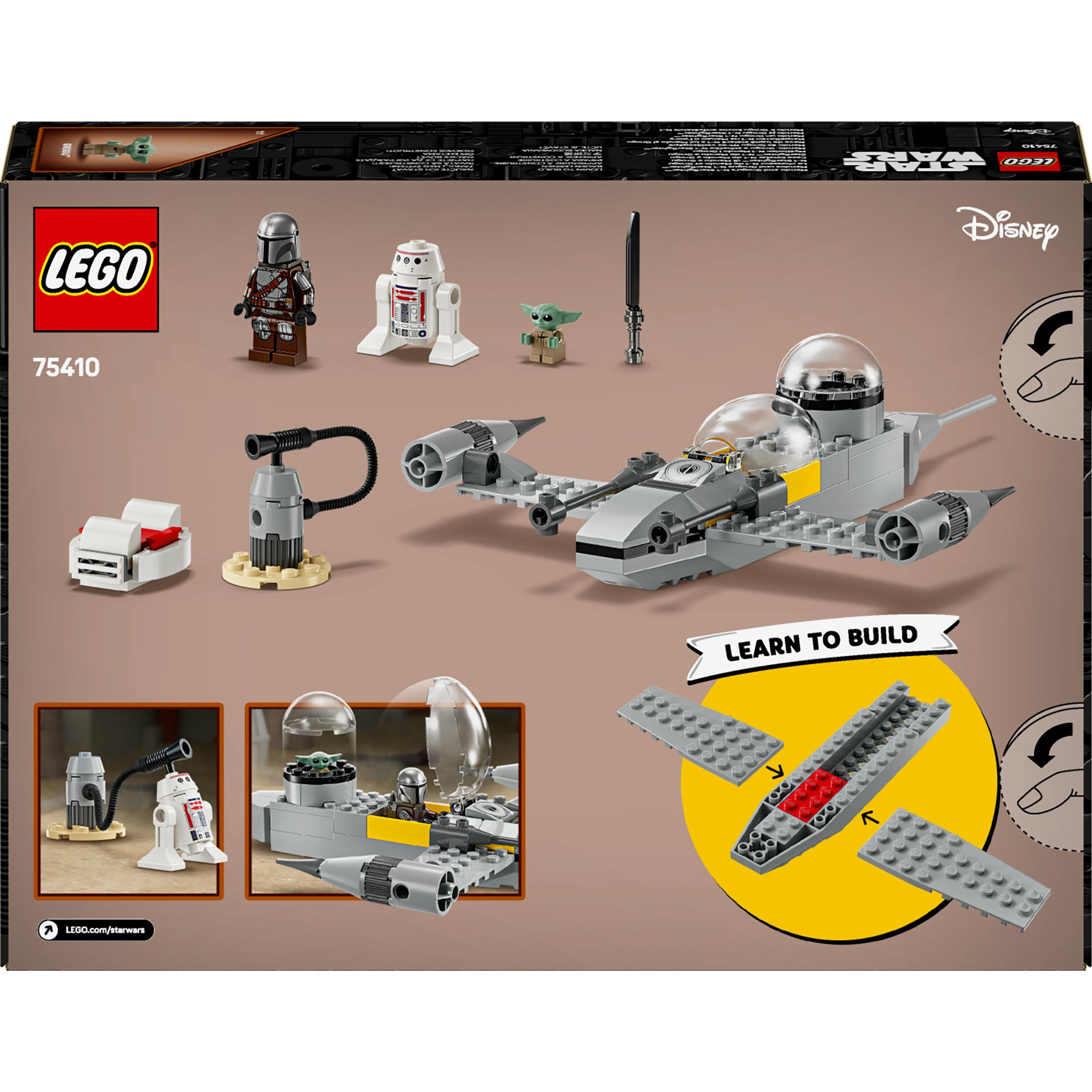 Voir la diapositive 8 : LEGO Star Wars : The Mandalorian 75410 Le chasseur N-1 de Mando et Grogu - Jeu dès 4 ans